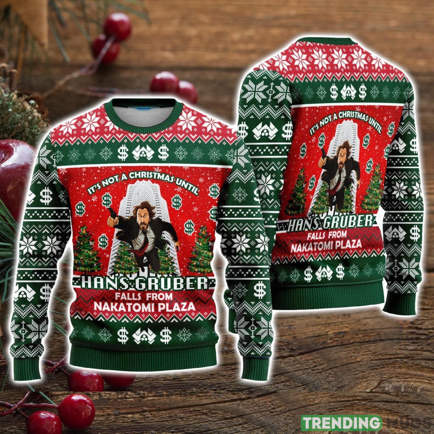 It's Not Christmas Until Fall From Nakatomi Plaza Ugly Christmas Sweater Christmas Holiday Gift For Men And Women 3D Sweater It's Not Christmas Until Fall From Nakatomi Plaza Ugly Christmas Sweater Christmas Holiday Gift For Men And Women Product Photo 1