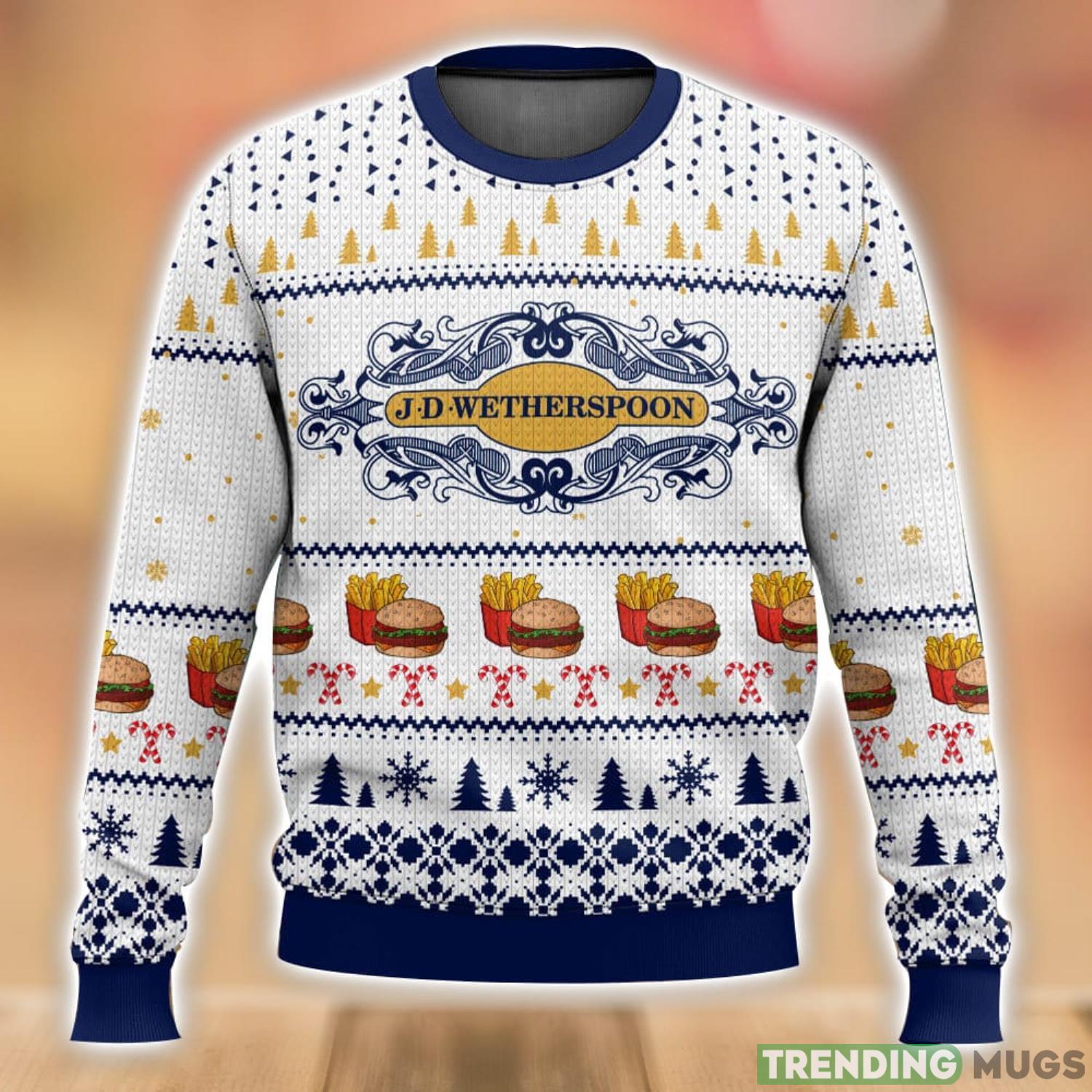 J D Wetherspoon Ugly Sweater 3D Printed Men And Women Christmas Gift Product Photo 1 J D Wetherspoon Ugly Sweater 3D Printed Men And Women Christmas Gift Product Photo 1