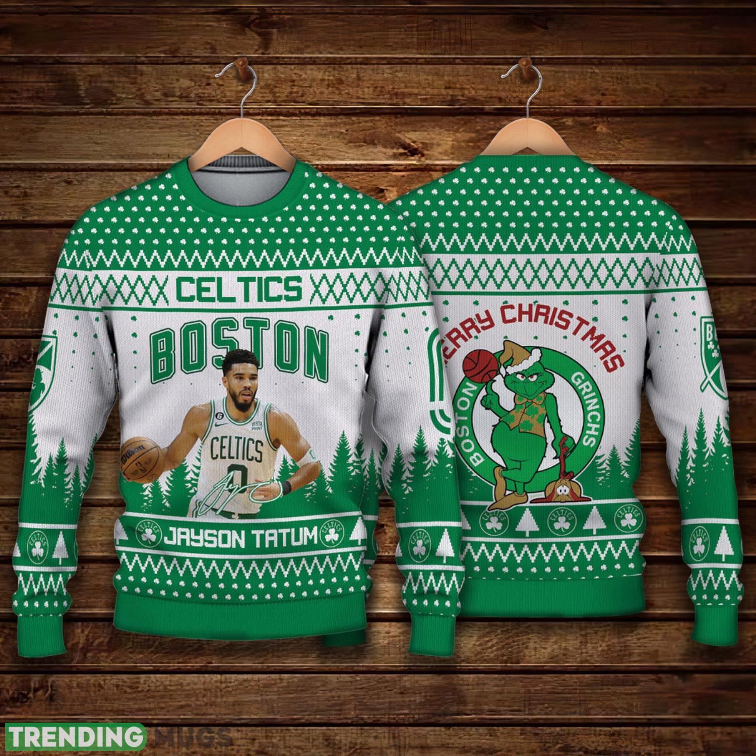 Jayson Tatum Boston Celtics Ugly Christmas Sweater Christmas Gift For Sport Fans Product Photo 1 Jayson Tatum Boston Celtics Ugly Christmas Sweater Christmas Gift For Sport Fans Product Photo 1