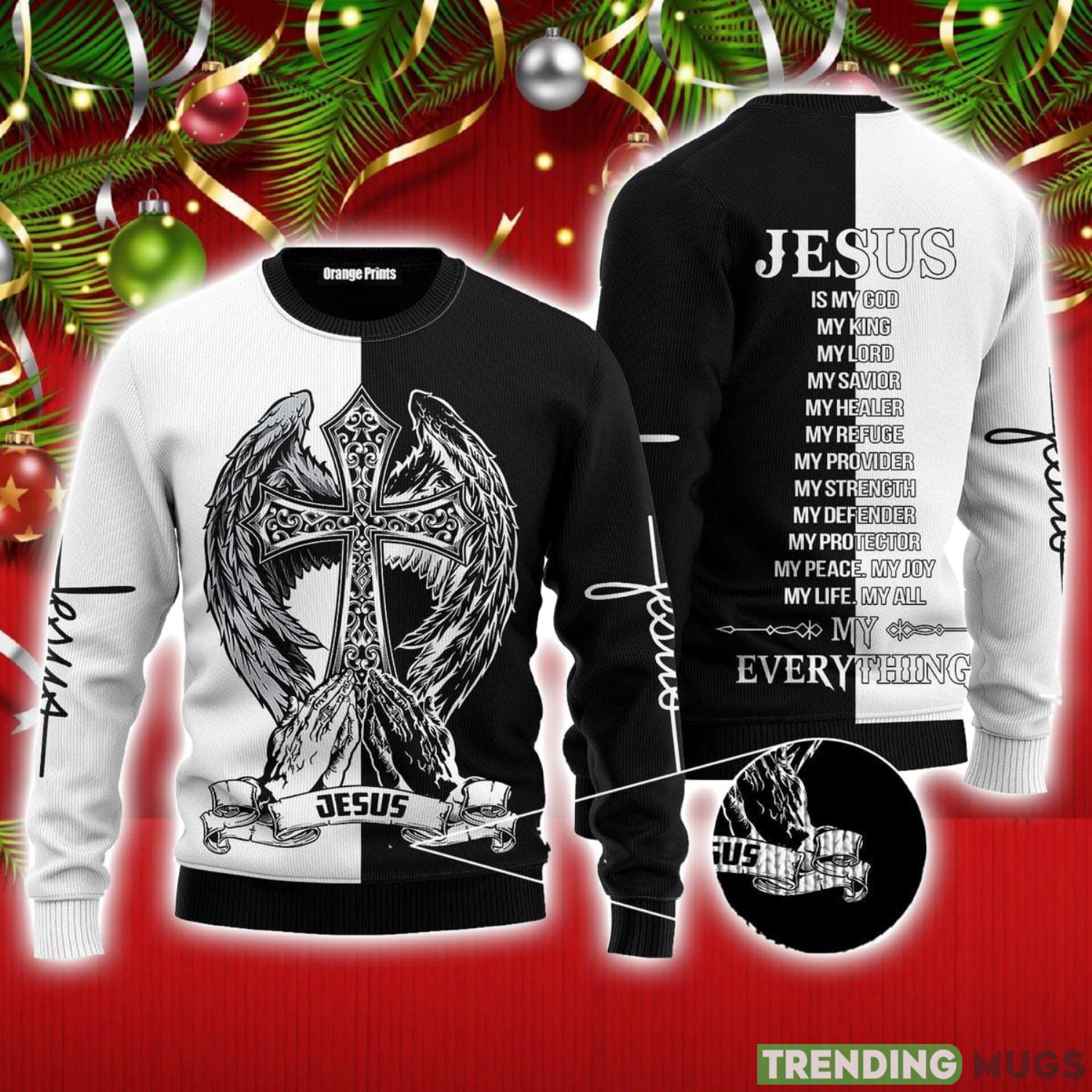 Jesus Easter Ugly Christmas Sweater Christmas Holiday Gift For Men And Women Product Photo 1 Jesus Easter Ugly Christmas Sweater Christmas Holiday Gift For Men And Women Product Photo 1