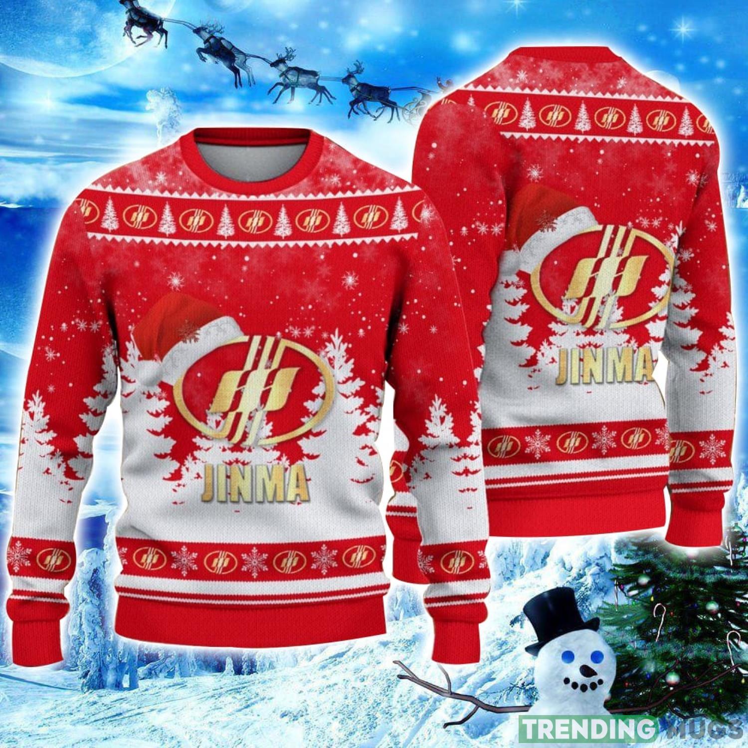 Jinma Logo Wearing Santa Hat Christmas Gift Ugly Christmas Sweater Christmas Gift Ideas Product Photo 1 Jinma Logo Wearing Santa Hat Christmas Gift Ugly Christmas Sweater Christmas Gift Ideas Product Photo 1