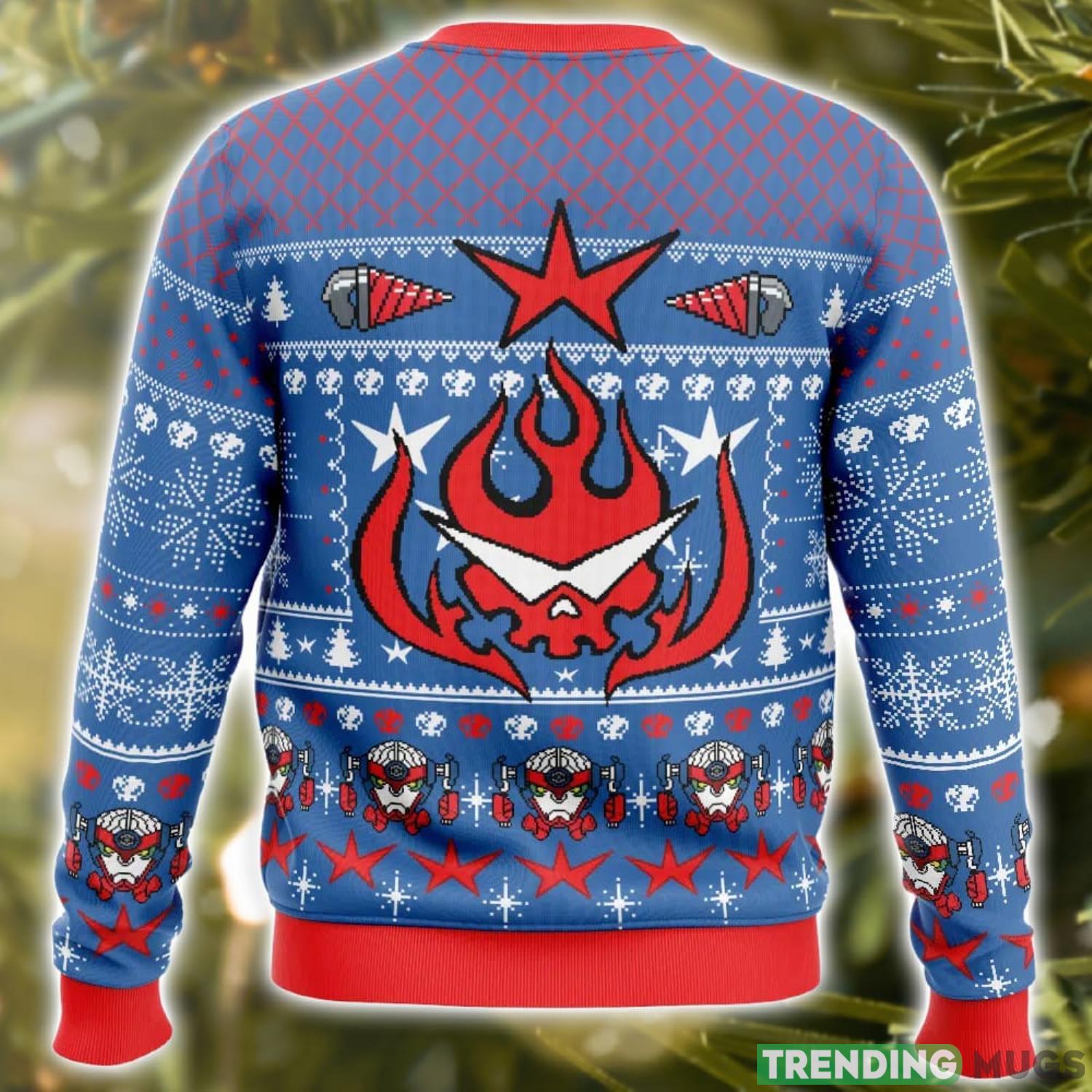 Kamina Tengen Toppa Gurren Lagann Ugly Christmas Sweater Holiday Gift Christmas Sweater 3D Sweater Kamina Tengen Toppa Gurren Lagann Ugly Christmas Sweater Holiday Gift Christmas Sweater 3D Sweater