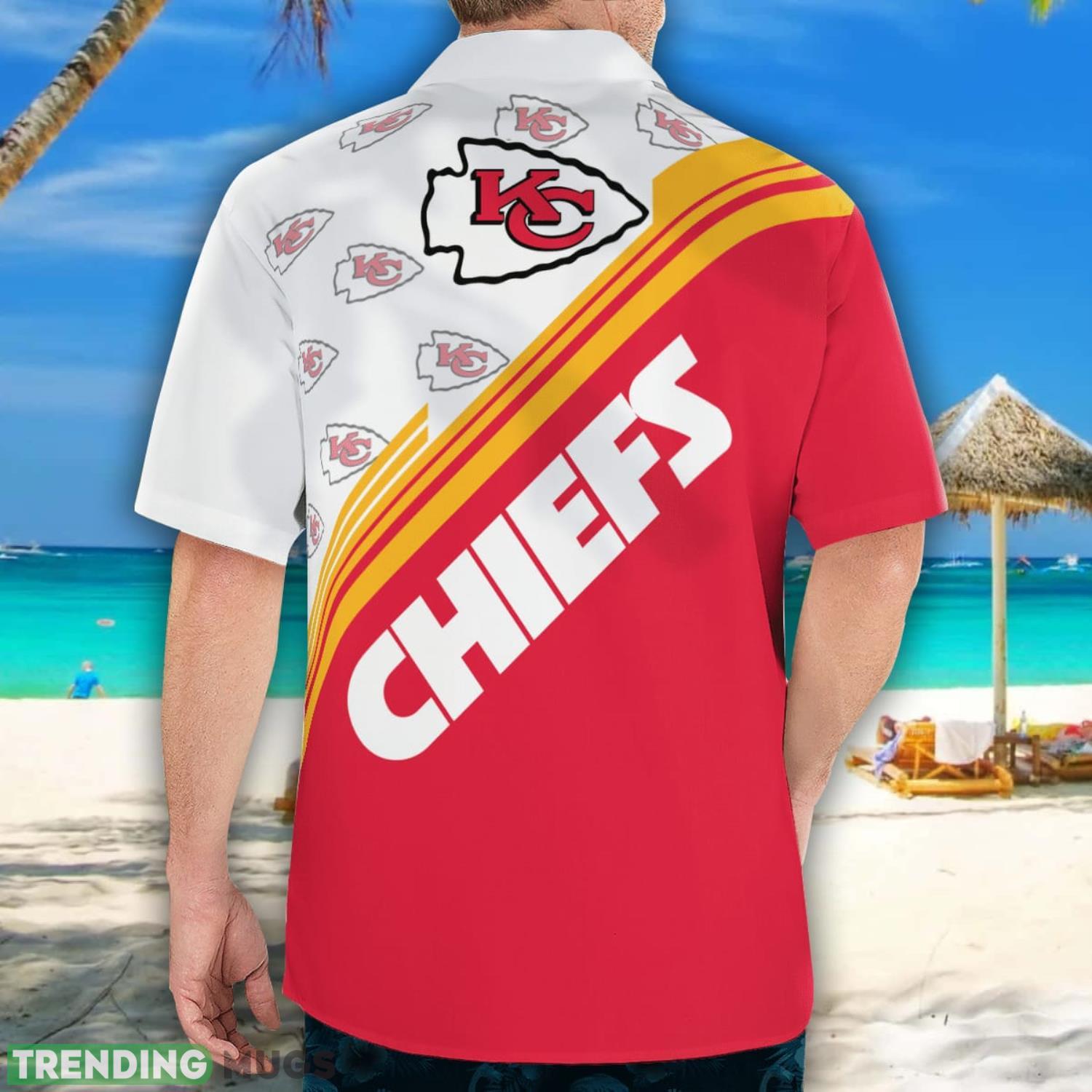 Kansas City Chiefs Logo Printed Aloha Hawaiian Shirt Special Gift For Fans Hawaiian Shirt Kansas City Chiefs Logo Printed Aloha Hawaiian Shirt Special Gift For Fans Hawaiian Shirt