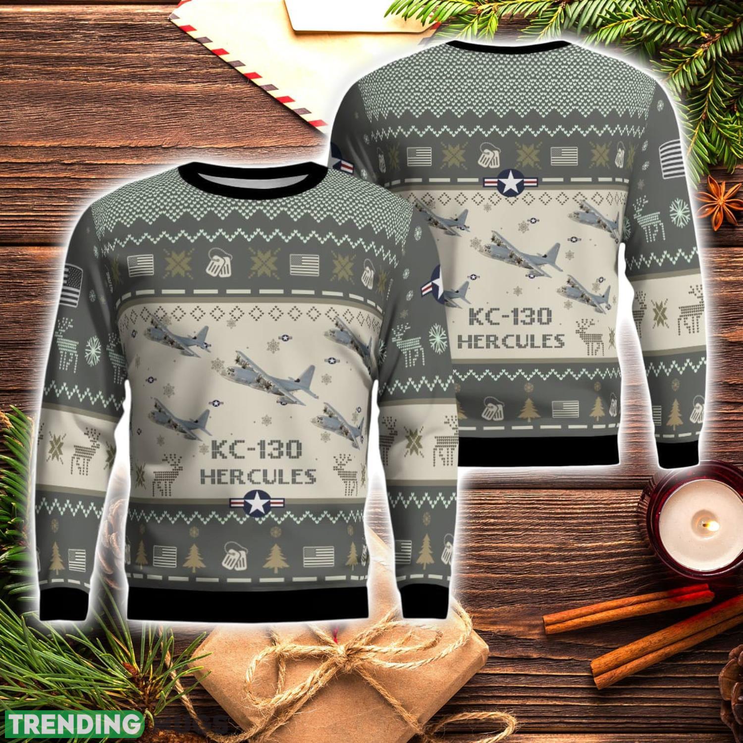 KC-130 Hercules KC130 Aircraft New Trend Veteran Sweater Ugly Christmas Sweater Military Christmas Sweater Product Photo 1 KC-130 Hercules KC130 Aircraft New Trend Veteran Sweater Ugly Christmas Sweater Military Christmas Sweater Product Photo 1