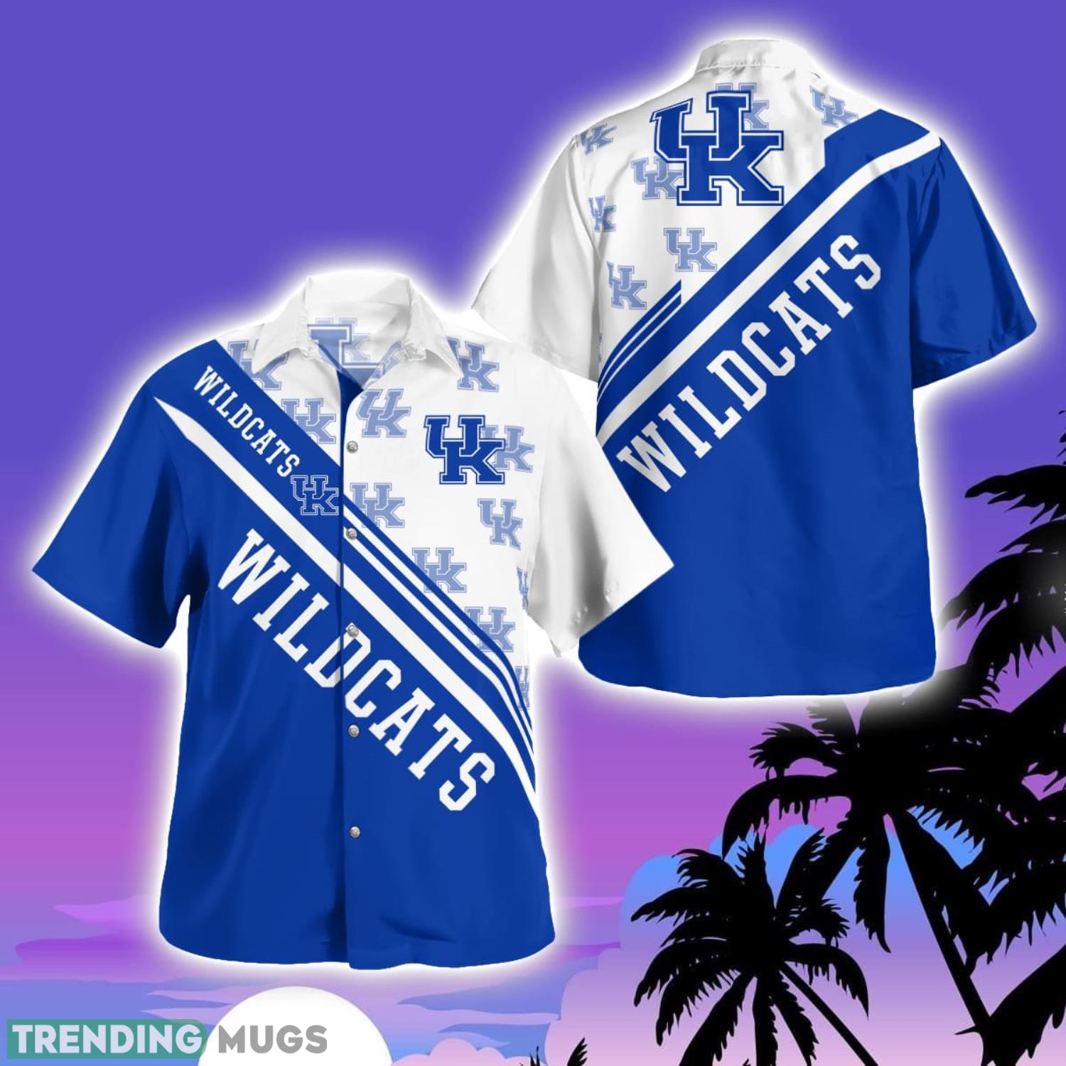Kentucky Wildcats Logo Printed Aloha Hawaiian Shirt Special Gift For Fans Product Photo 1 Kentucky Wildcats Logo Printed Aloha Hawaiian Shirt Special Gift For Fans Product Photo 1