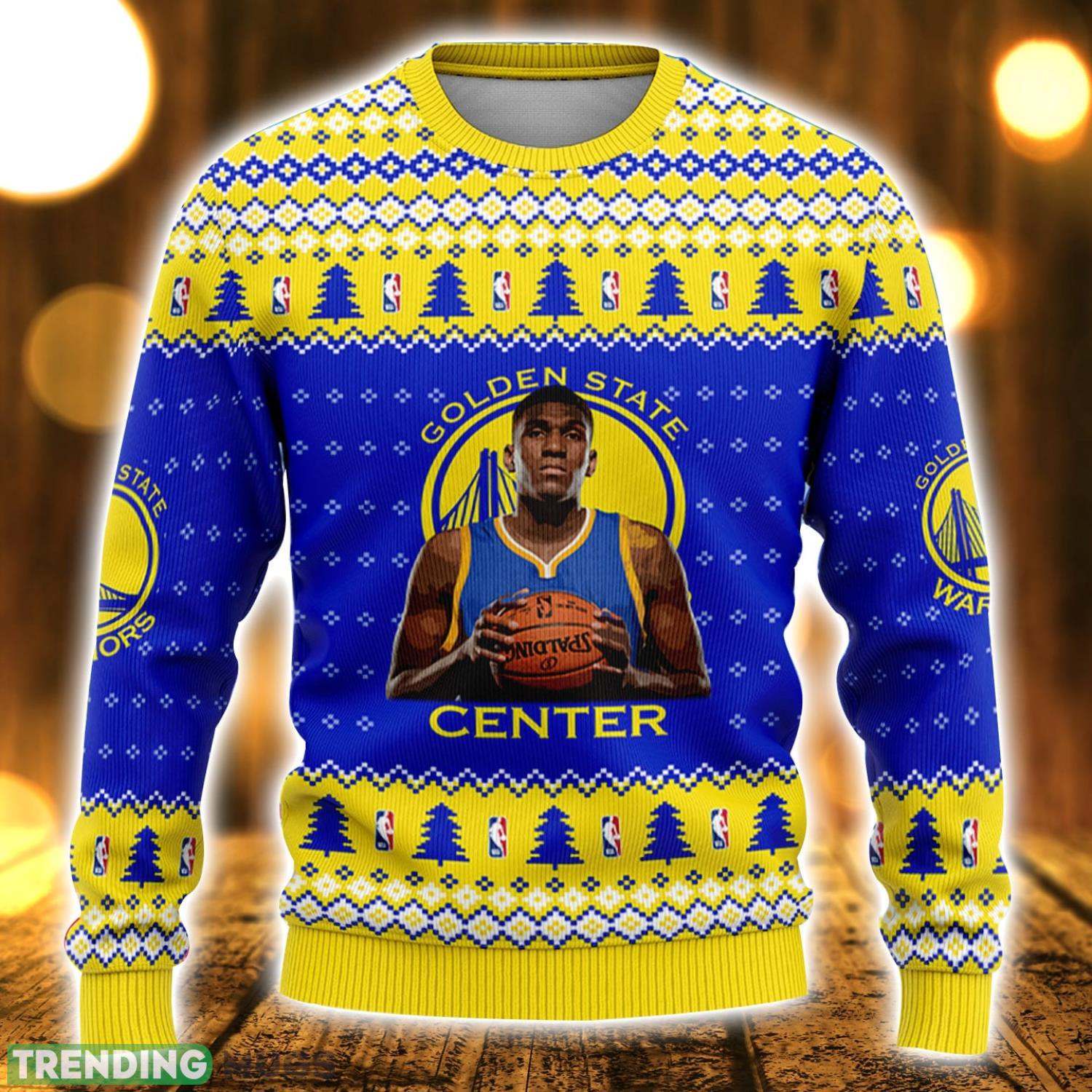 Kevon Looney Golden States Warriors Gold Blooded NBA Ugly Christmas Sweater Christmas Gift For Sport Fans 3D Sweater Kevon Looney Golden States Warriors Gold Blooded NBA Ugly Christmas Sweater Christmas Gift For Sport Fans 3D Sweater