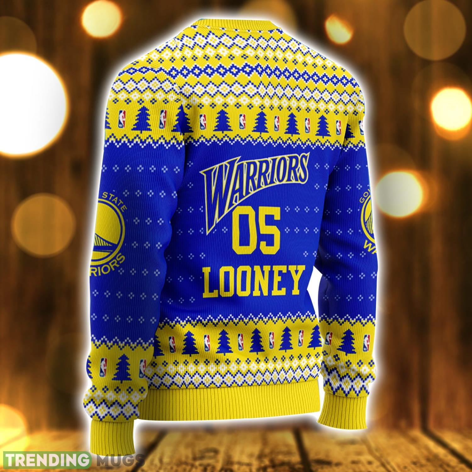 Kevon Looney Golden States Warriors NBA Ugly Christmas Sweater Christmas Gift For Sport Fans 3D Sweater Kevon Looney Golden States Warriors NBA Ugly Christmas Sweater Christmas Gift For Sport Fans 3D Sweater