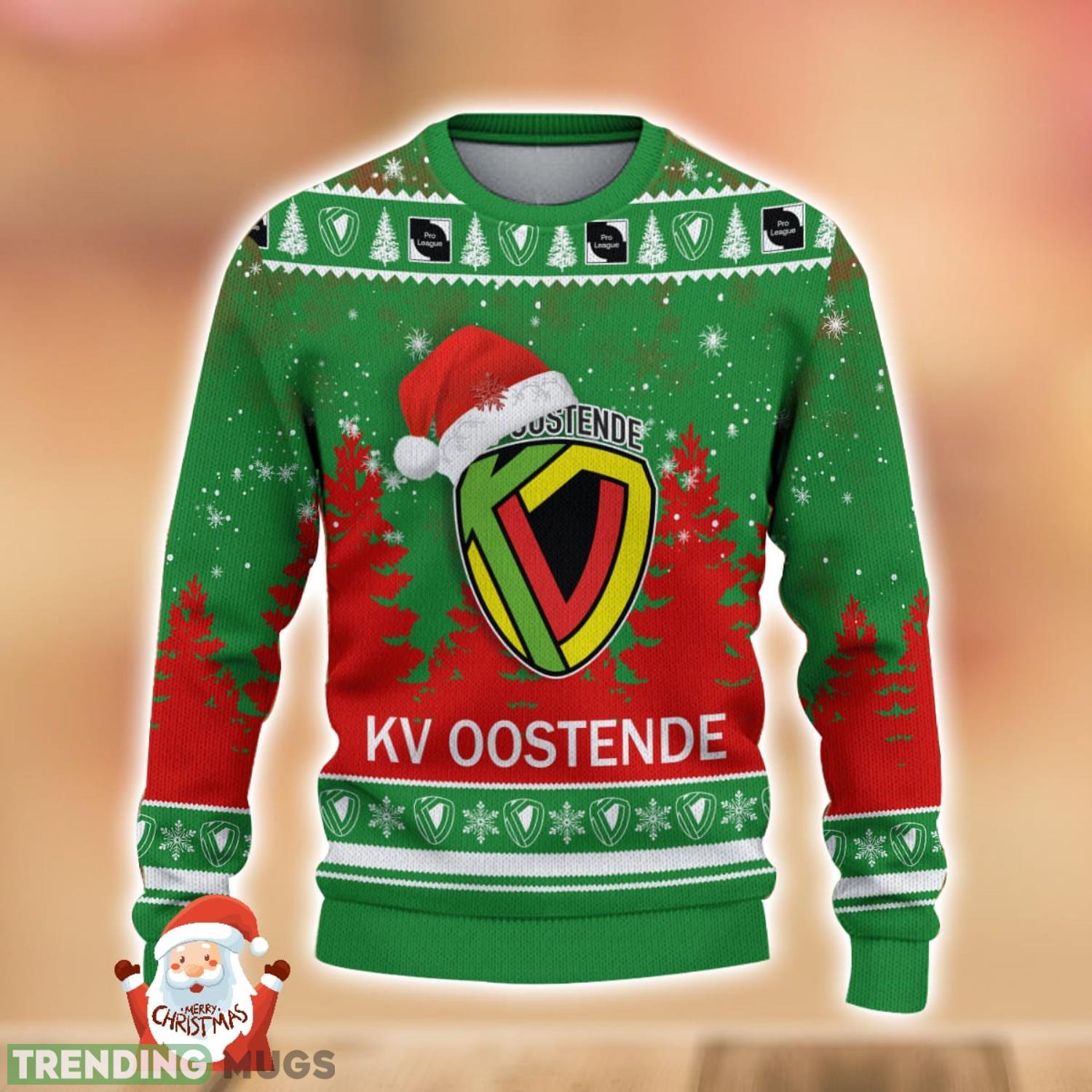 KV Oostende Ugly Christmas Sweater Holiday Gift Ideas For Men And Women 3D Sweater KV Oostende Ugly Christmas Sweater Holiday Gift Ideas For Men And Women 3D Sweater