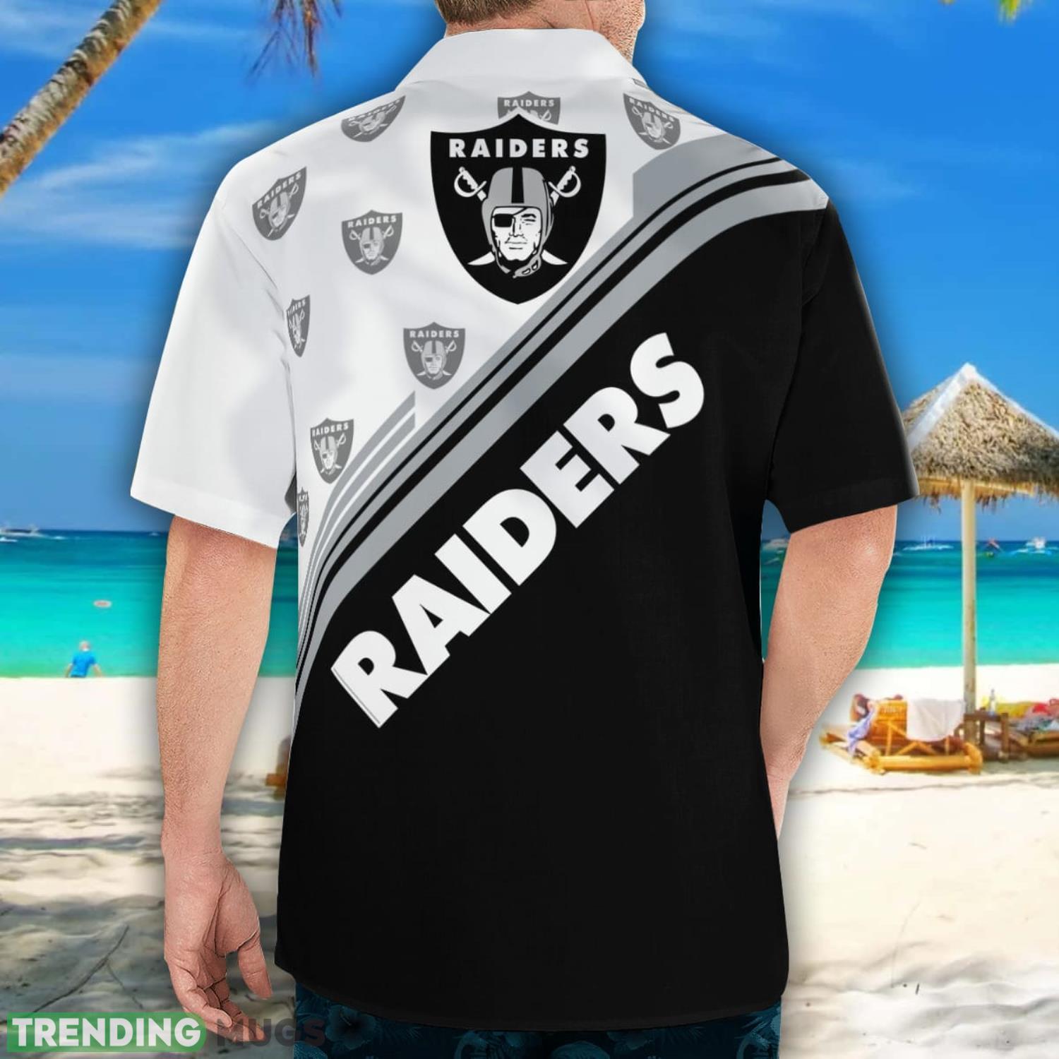 Las Vegas Raiders Logo Printed Aloha Hawaiian Shirt Special Gift For Fans Hawaiian Shirt Las Vegas Raiders Logo Printed Aloha Hawaiian Shirt Special Gift For Fans Hawaiian Shirt