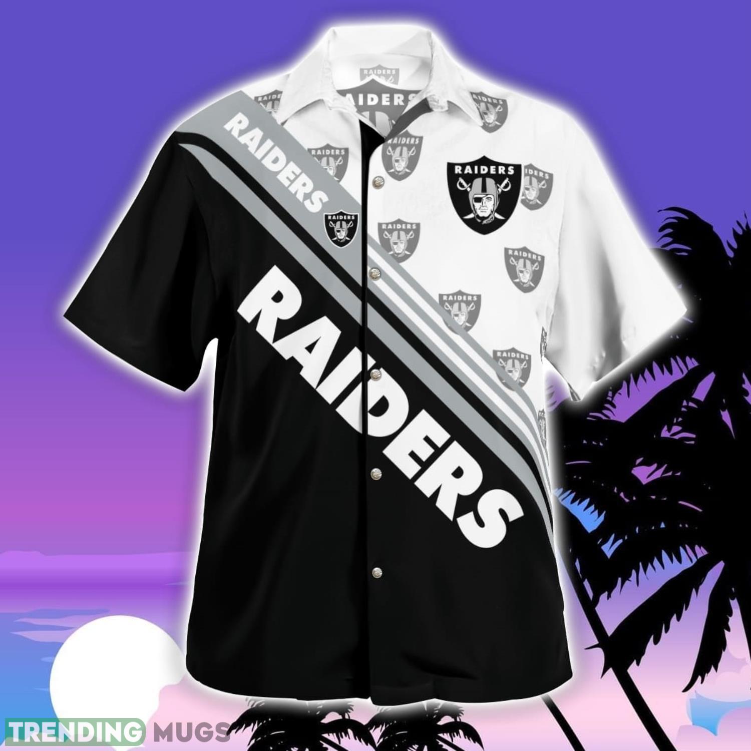 Las Vegas Raiders Logo Printed Aloha Hawaiian Shirt Special Gift For Fans Hawaiian Shirt Las Vegas Raiders Logo Printed Aloha Hawaiian Shirt Special Gift For Fans Hawaiian Shirt