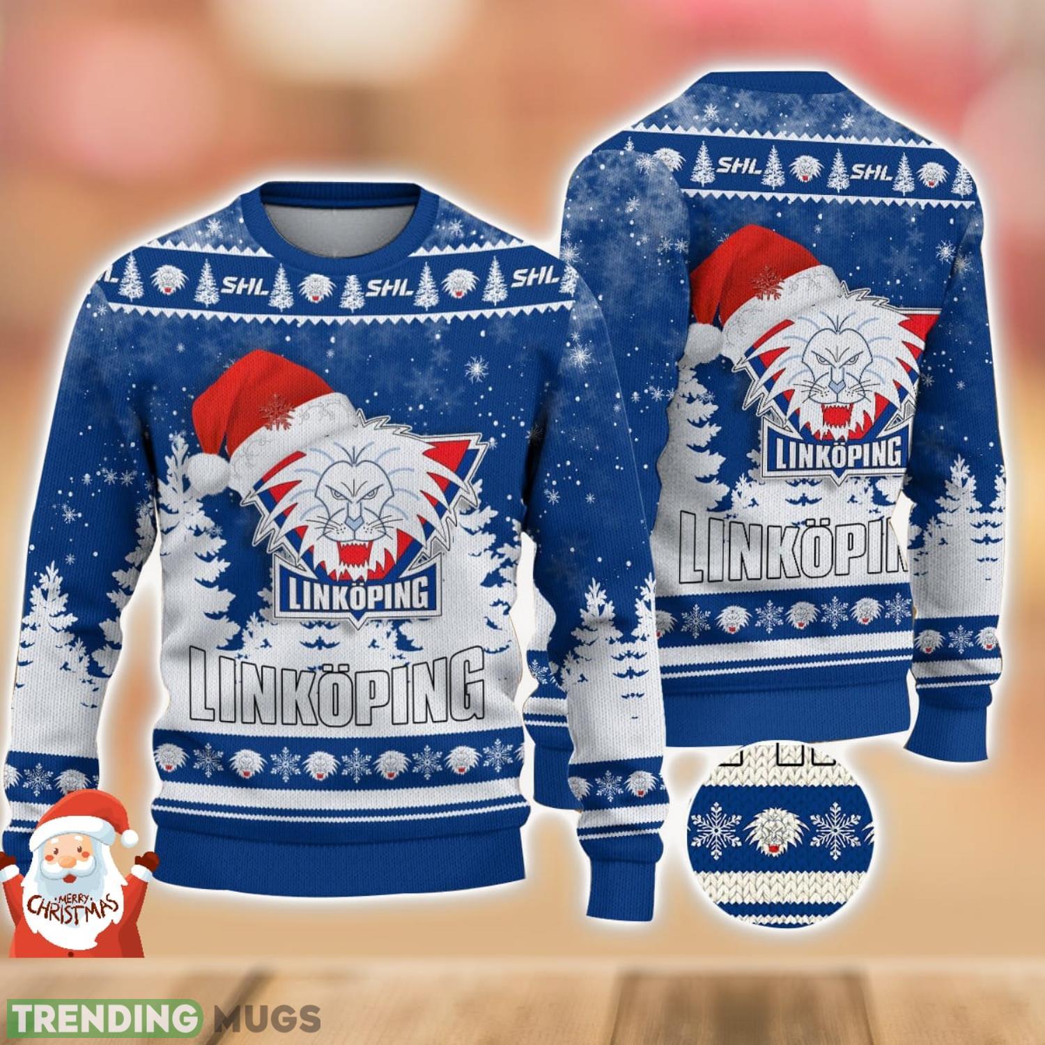 Linkoping HC Ugly Christmas Sweater Holiday Gift Ideas For Men And Women Product Photo 1 Linkoping HC Ugly Christmas Sweater Holiday Gift Ideas For Men And Women Product Photo 1