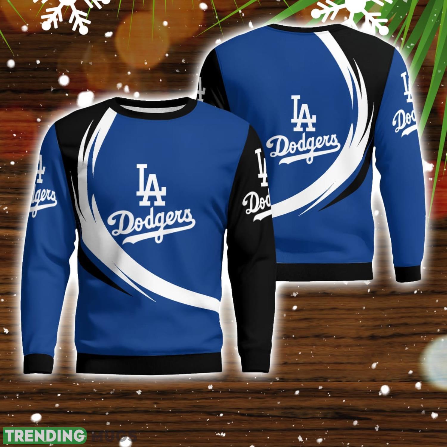 Los Angeles Dodgers Simple Vintage 3D Sweater Christmas Gift For Fans Product Photo 1 Los Angeles Dodgers Simple Vintage 3D Sweater Christmas Gift For Fans Product Photo 1