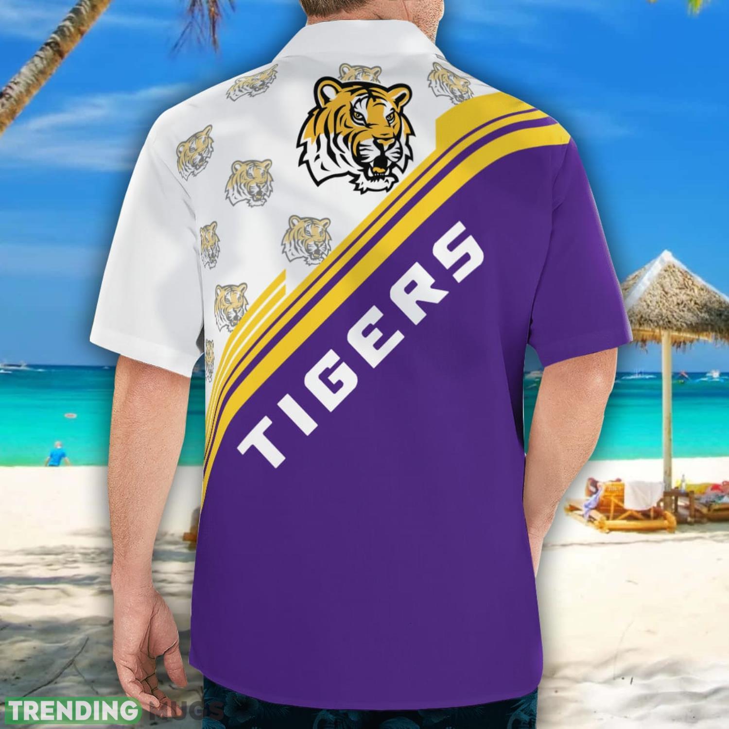 LSU Tigers Logo Printed Aloha Hawaiian Shirt Special Gift For Fans Hawaiian Shirt LSU Tigers Logo Printed Aloha Hawaiian Shirt Special Gift For Fans Hawaiian Shirt