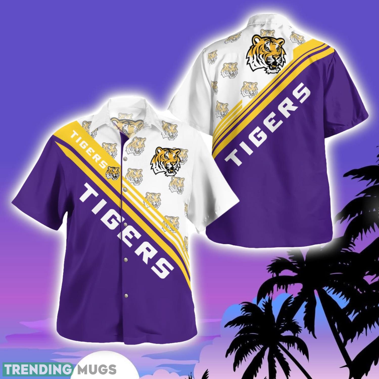 LSU Tigers Logo Printed Aloha Hawaiian Shirt Special Gift For Fans Product Photo 1 LSU Tigers Logo Printed Aloha Hawaiian Shirt Special Gift For Fans Product Photo 1