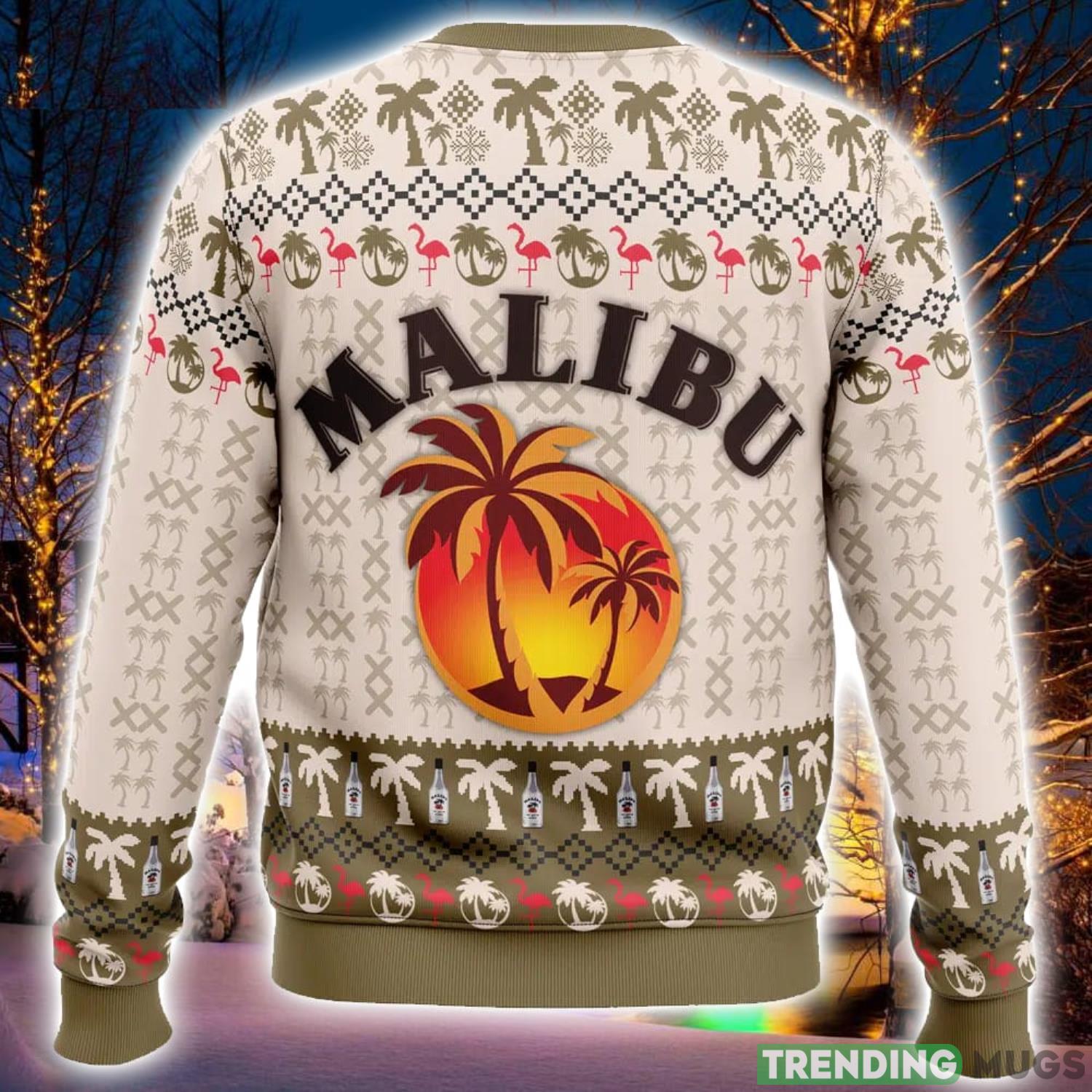 Malibu Rum Ugly Christmas Sweater 3D Printed Men And Women Christmas Hoiliday Gift 3D Sweater Malibu Rum Ugly Christmas Sweater 3D Printed Men And Women Christmas Hoiliday Gift 3D Sweater