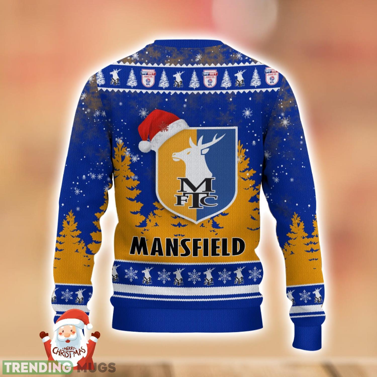 Mansfield Town Ugly Christmas Sweater Holiday Gift Ideas For Men And Women 3D Sweater Mansfield Town Ugly Christmas Sweater Holiday Gift Ideas For Men And Women 3D Sweater