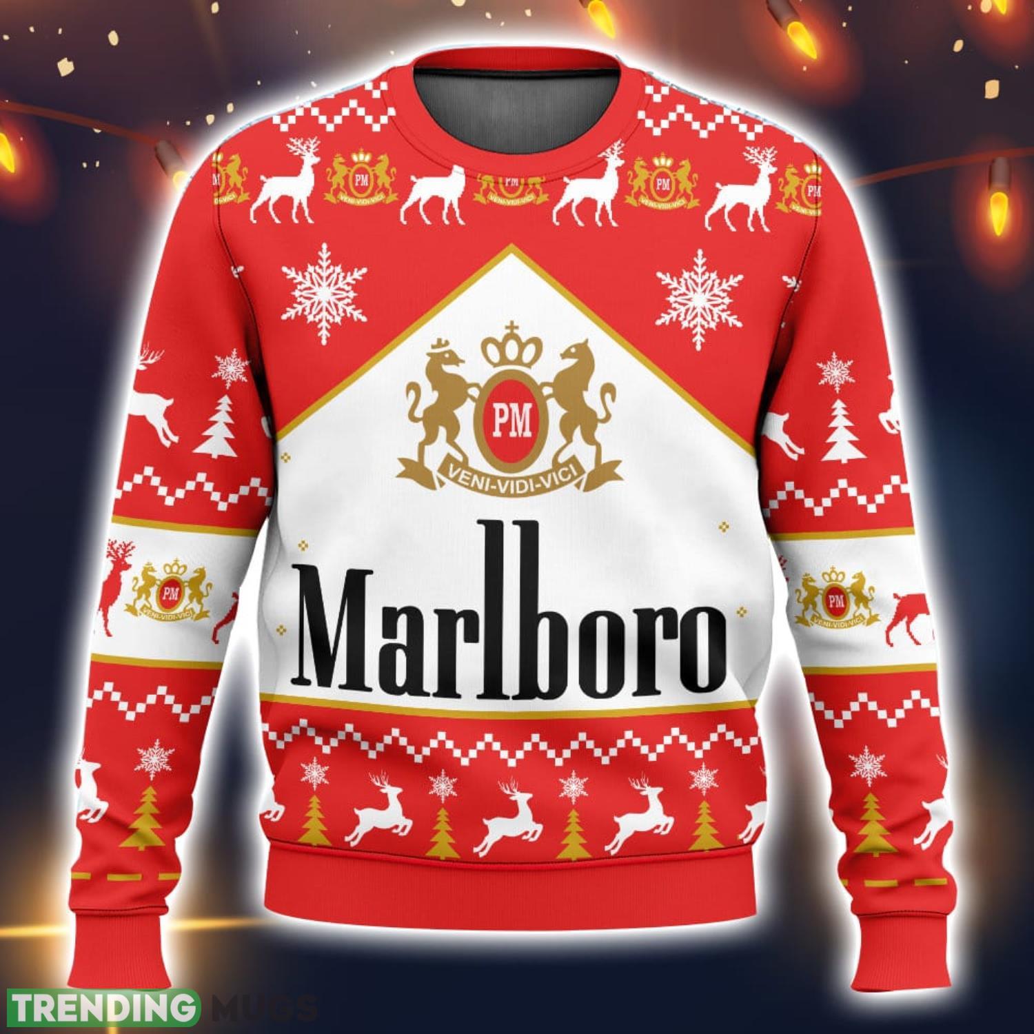 Marlboro Ugly Christmas Sweater 2023 Christmas Gift 3D Sweater Product Photo 1 Marlboro Ugly Christmas Sweater 2023 Christmas Gift 3D Sweater Product Photo 1