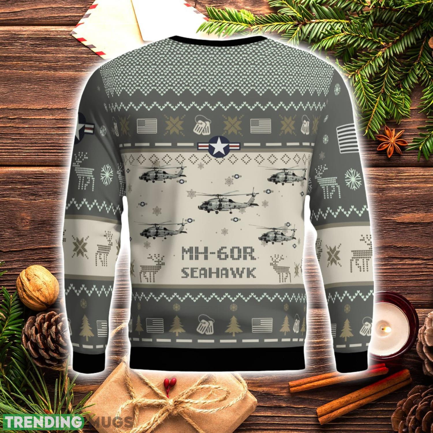 MH 60R Seahawk MH60R Aircraft New Trend Veteran Sweater Ugly Christmas Sweater Military Christmas Sweater 3D Sweater MH 60R Seahawk MH60R Aircraft New Trend Veteran Sweater Ugly Christmas Sweater Military Christmas Sweater 3D Sweater