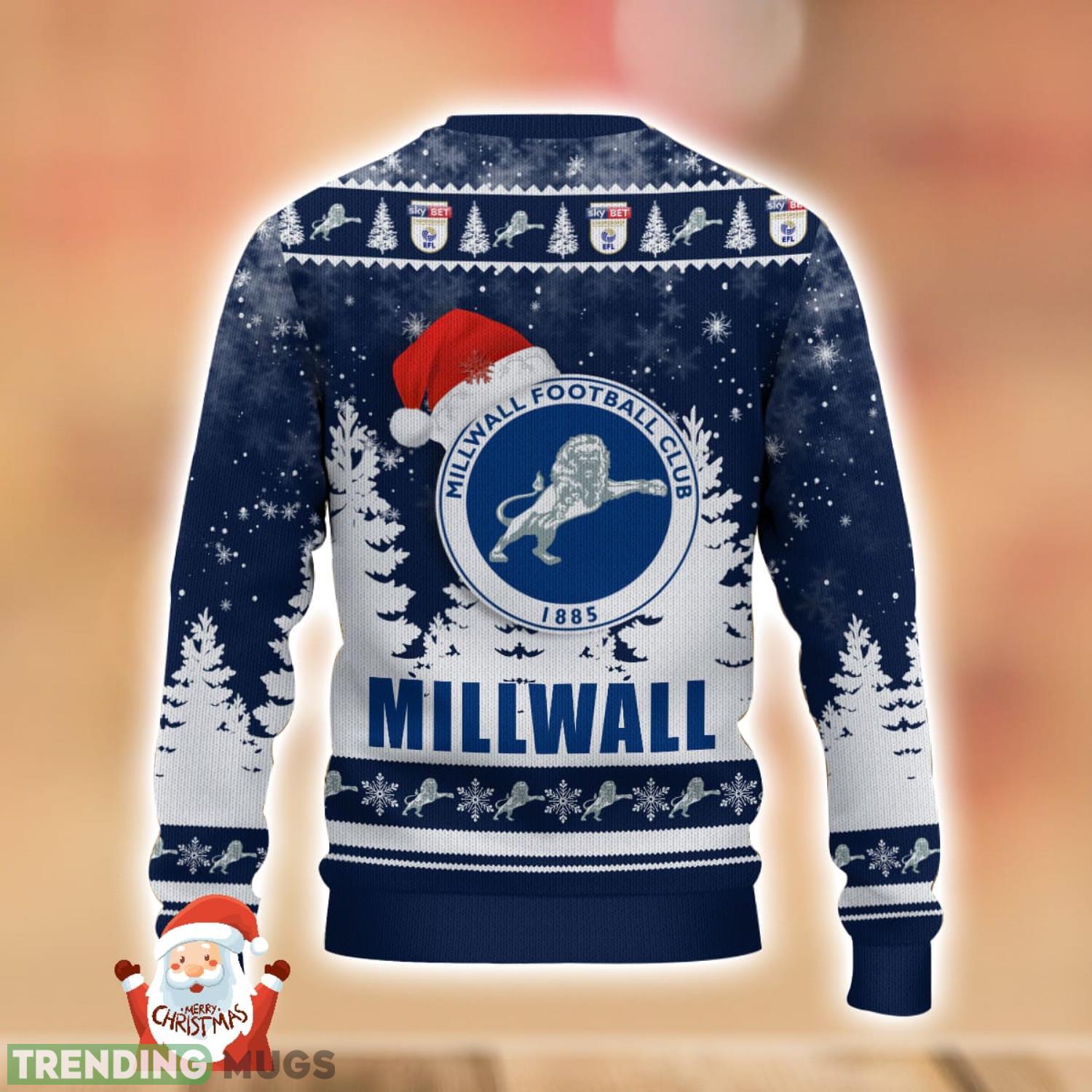 Millwall F.C Ugly Christmas Sweater Holiday Gift Ideas For Men And Women 3D Sweater Millwall F.C Ugly Christmas Sweater Holiday Gift Ideas For Men And Women 3D Sweater