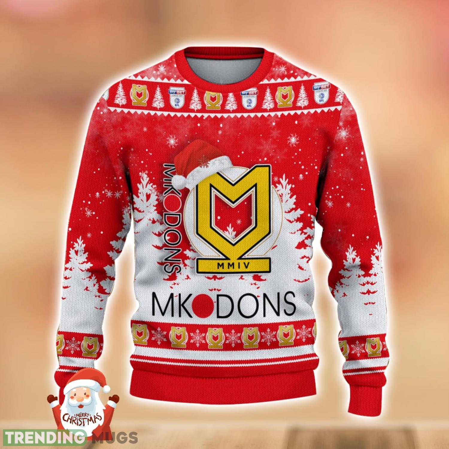 Milton Keynes Dons Ugly Christmas Sweater Holiday Gift Ideas For Men And Women 3D Sweater Milton Keynes Dons Ugly Christmas Sweater Holiday Gift Ideas For Men And Women 3D Sweater