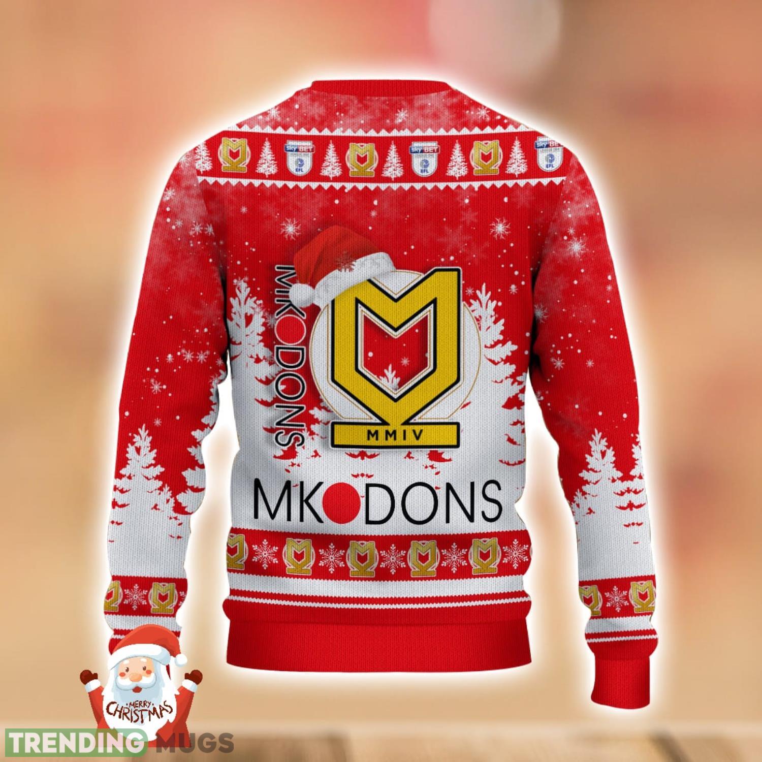 Milton Keynes Dons Ugly Christmas Sweater Holiday Gift Ideas For Men And Women 3D Sweater Milton Keynes Dons Ugly Christmas Sweater Holiday Gift Ideas For Men And Women 3D Sweater