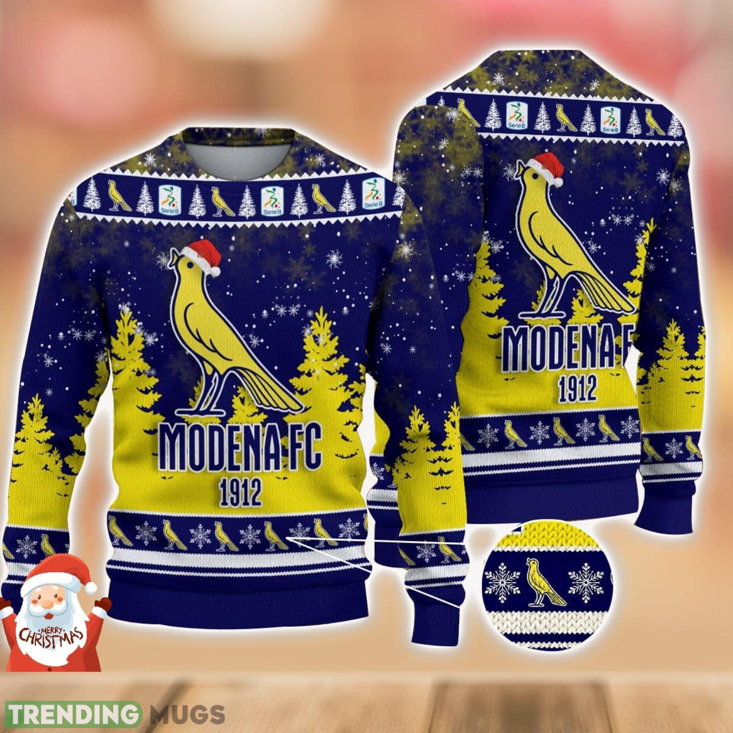 Modena F.C Ugly Christmas Sweater Holiday Gift Ideas For Men And Women Product Photo 1 Modena F.C Ugly Christmas Sweater Holiday Gift Ideas For Men And Women Product Photo 1