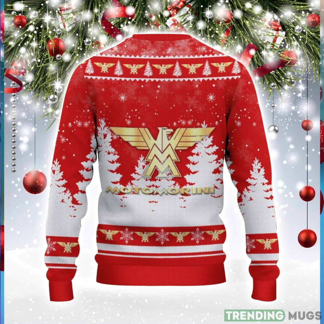 Moto Morini Logo Wearing Santa Hat Christmas Gift Ugly Christmas Sweater For Men And Women Gift 3D Sweater Moto Morini Logo Wearing Santa Hat Christmas Gift Ugly Christmas Sweater For Men And Women Gift 3D Sweater