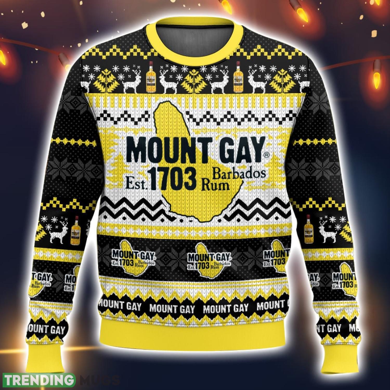 Mount Gay Rum Ugly Christmas Sweater 2023 Christmas Gift 3D Sweater Product Photo 1 Mount Gay Rum Ugly Christmas Sweater 2023 Christmas Gift 3D Sweater Product Photo 1