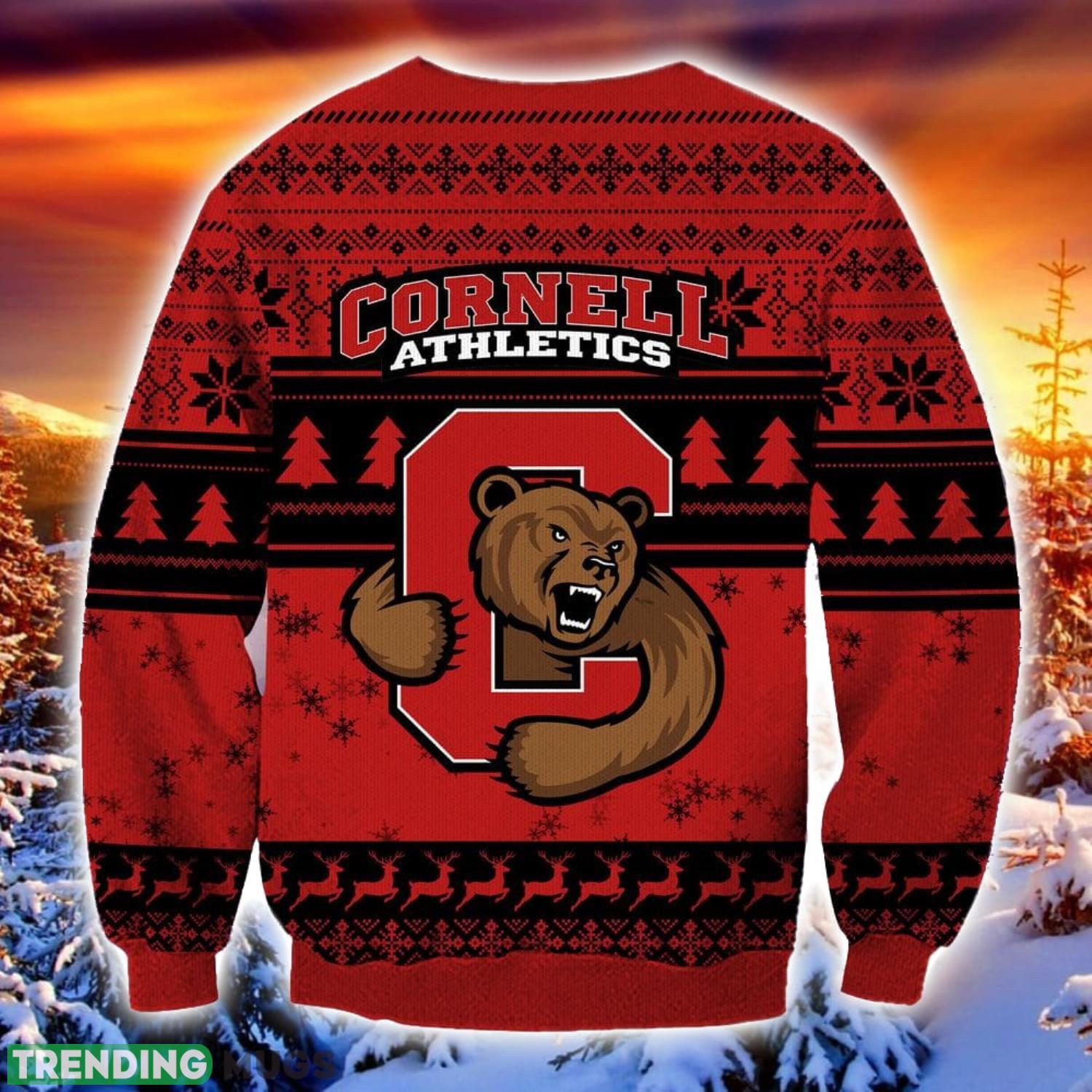 NCAA Cornell Big Red Grinch Ugly Christmas Sweater Trending Sweater For 2023 Christmas Holidays 3D Sweater NCAA Cornell Big Red Grinch Ugly Christmas Sweater Trending Sweater For 2023 Christmas Holidays 3D Sweater