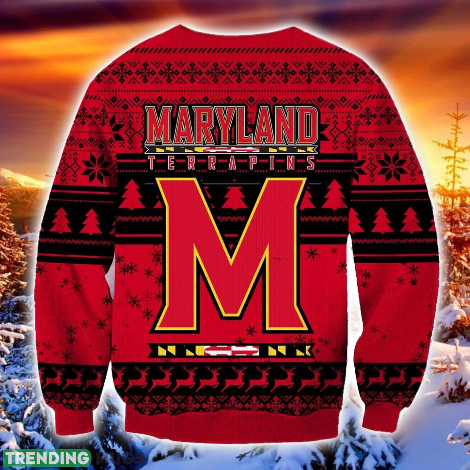 NCAA Maryland Terrapins Grinch Ugly Christmas Sweater Trending Sweater For 2023 Christmas Holidays 3D Sweater NCAA Maryland Terrapins Grinch Ugly Christmas Sweater Trending Sweater For 2023 Christmas Holidays 3D Sweater