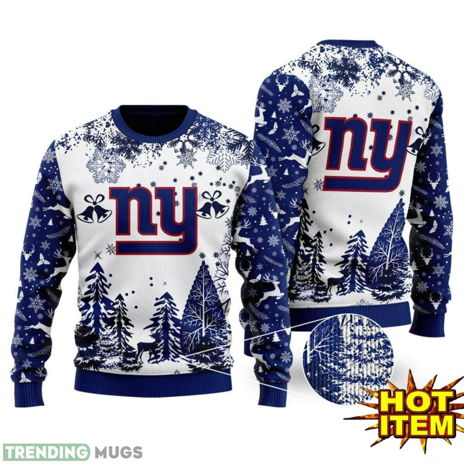 NFL New York Giants Sport Team 3D Ugly Christmas Sweater Nice Gift Product Photo 1 NFL New York Giants Sport Team 3D Ugly Christmas Sweater Nice Gift Product Photo 1