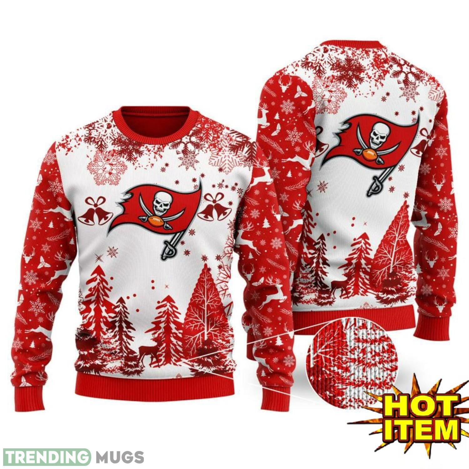 NFL Tampa Bay Buccaneers Sport Team 3D Ugly Christmas Sweater Nice Gift Product Photo 1 NFL Tampa Bay Buccaneers Sport Team 3D Ugly Christmas Sweater Nice Gift Product Photo 1