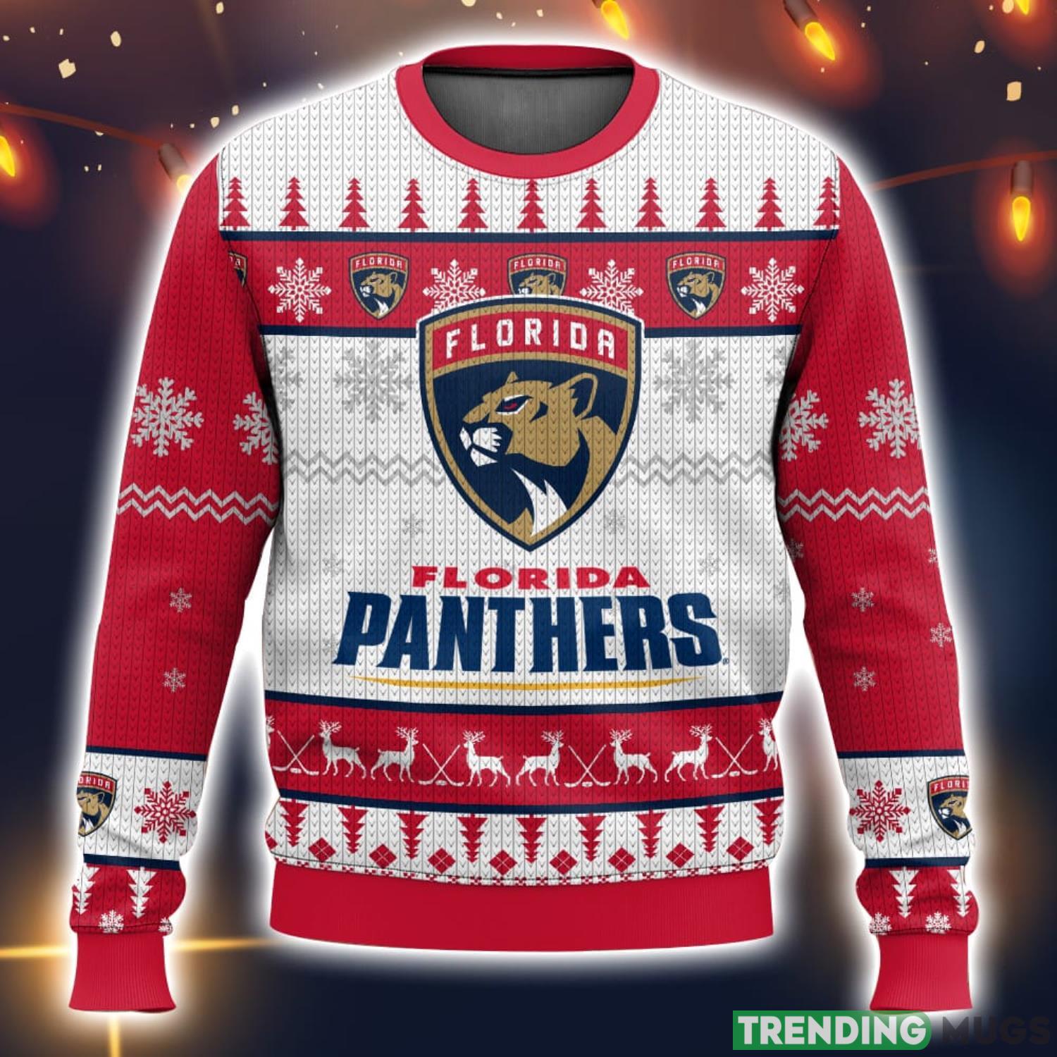 NHL Florida Panthers 3D Ugly Christmas Sweater Men And Women Christmas Gift Product Photo 1 NHL Florida Panthers 3D Ugly Christmas Sweater Men And Women Christmas Gift Product Photo 1