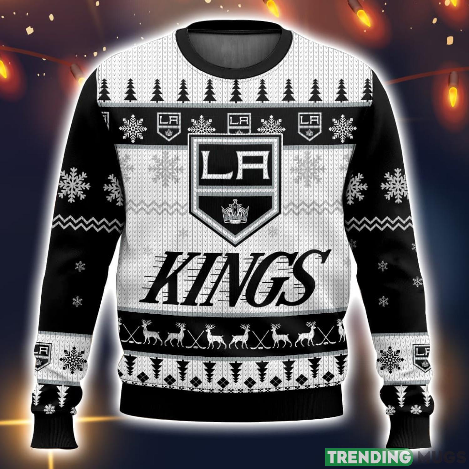 NHL Los Angeles Kings 3D Ugly Christmas Sweater Men And Women Christmas Gift Product Photo 1 NHL Los Angeles Kings 3D Ugly Christmas Sweater Men And Women Christmas Gift Product Photo 1