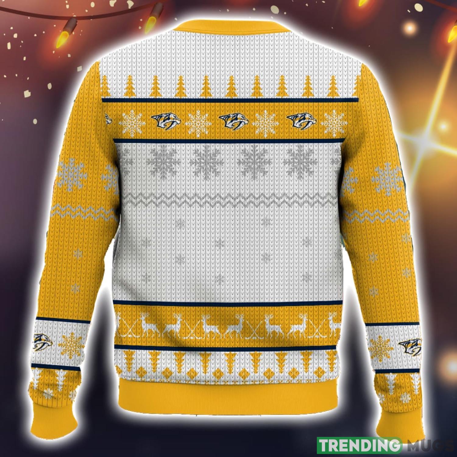 NHL Nashville Predators 3D Ugly Christmas Sweater Men And Women Christmas Gift 3D Sweater NHL Nashville Predators 3D Ugly Christmas Sweater Men And Women Christmas Gift 3D Sweater