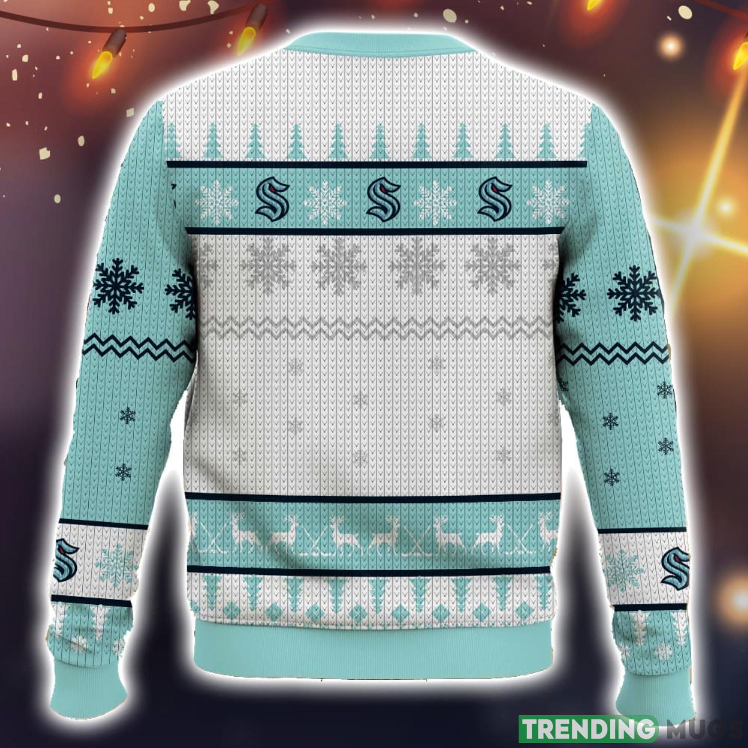 NHL Seattle Kraken 3D Ugly Christmas Sweater Men And Women Christmas Gift 3D Sweater NHL Seattle Kraken 3D Ugly Christmas Sweater Men And Women Christmas Gift 3D Sweater