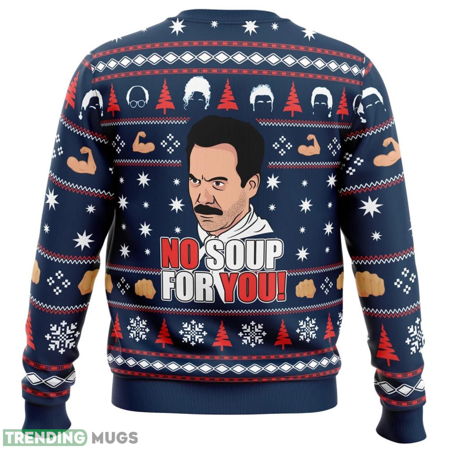 No Soup For You Seinfeld Ugly Christmas Sweater 2023 Christmas Gift 3D Sweater 3D Sweater No Soup For You Seinfeld Ugly Christmas Sweater 2023 Christmas Gift 3D Sweater 3D Sweater