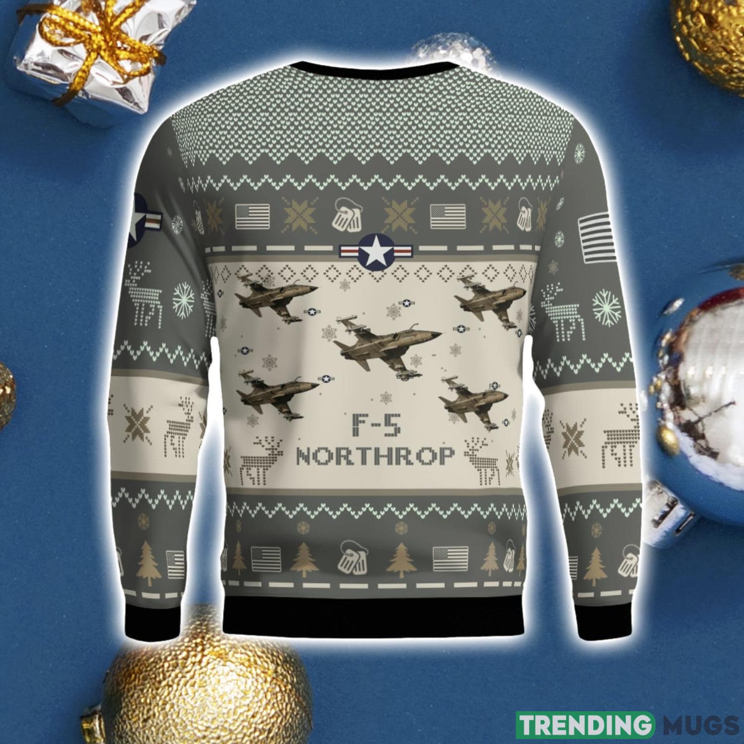 Northrop F 5 F5 Aircraft New Trend Veteran Sweater Ugly Christmas Sweater Gift For Christmas 3D Sweater Northrop F 5 F5 Aircraft New Trend Veteran Sweater Ugly Christmas Sweater Gift For Christmas 3D Sweater