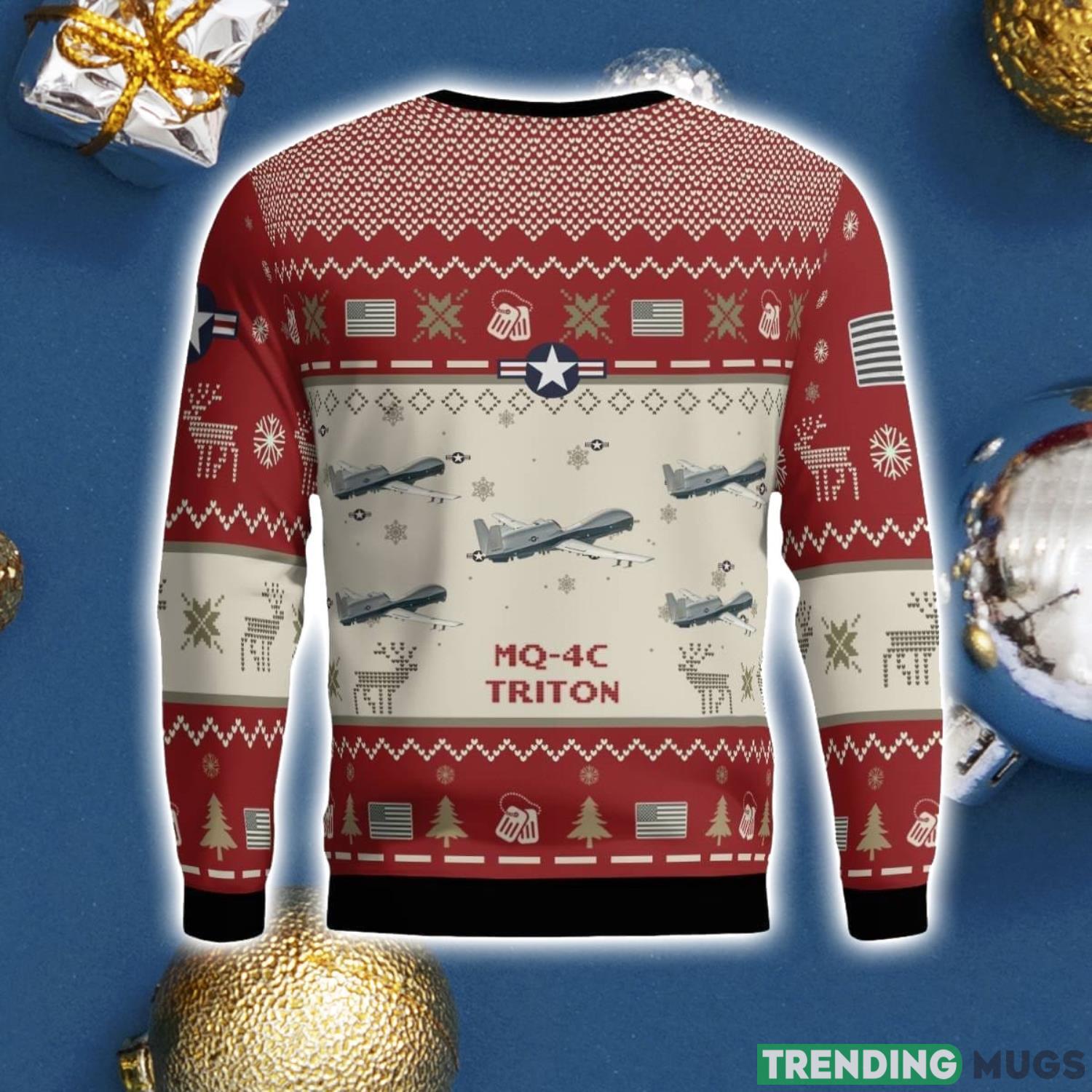 Northrop Grumman MQ 4C Triton MQ4C Aircraft Ugly Christmas Sweater Christmas Gift Veteran 3D Sweater 3D Sweater Northrop Grumman MQ 4C Triton MQ4C Aircraft Ugly Christmas Sweater Christmas Gift Veteran 3D Sweater 3D Sweater