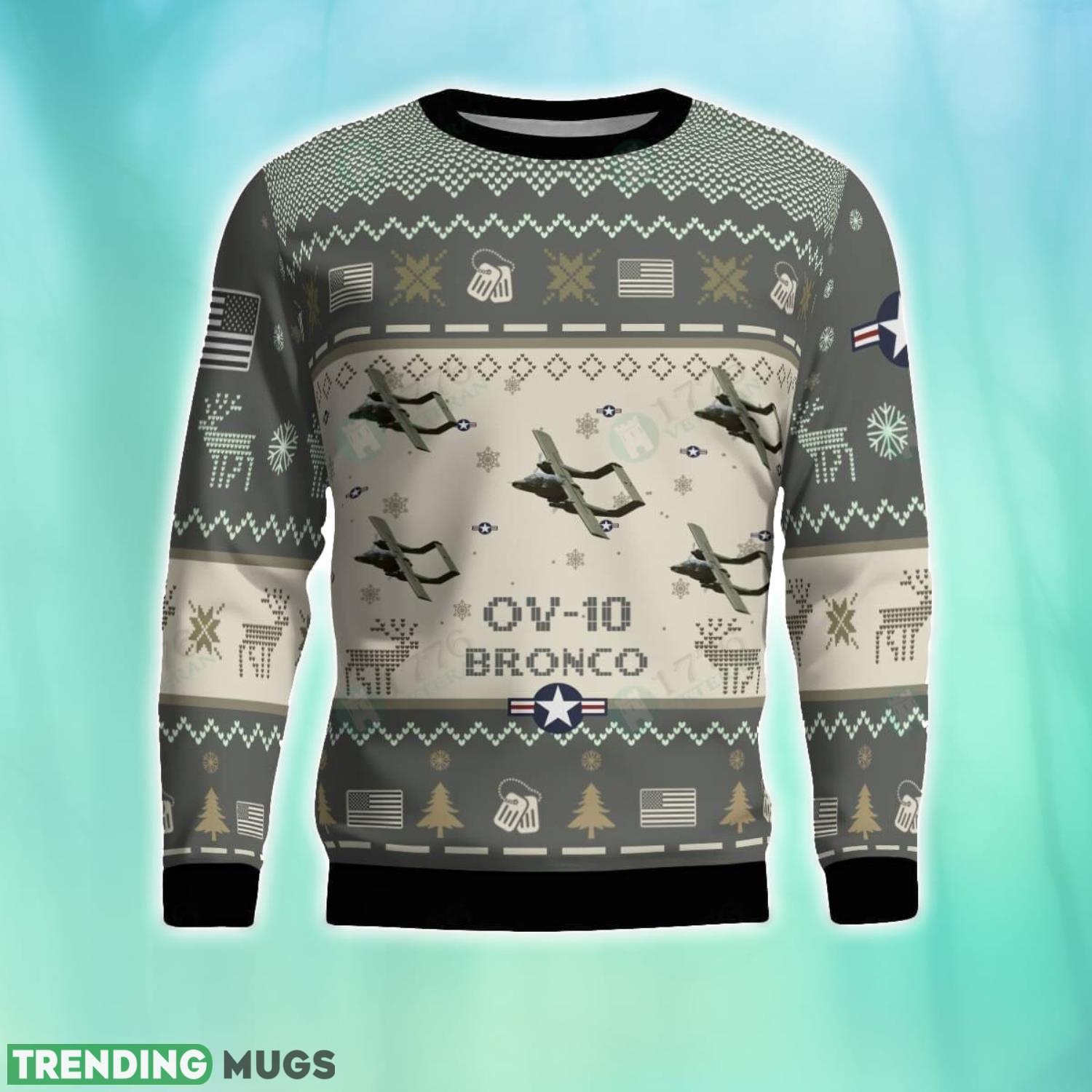 OV-10 Bronco OV10 3D Aircraft Ugly Sweater Christmas Gift For Men And Women Product Photo 1 OV-10 Bronco OV10 3D Aircraft Ugly Sweater Christmas Gift For Men And Women Product Photo 1