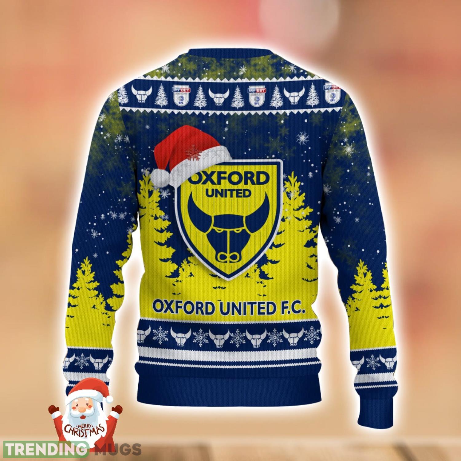 Oxford United Ugly Christmas Sweater Holiday Gift Ideas For Men And Women 3D Sweater Oxford United Ugly Christmas Sweater Holiday Gift Ideas For Men And Women 3D Sweater