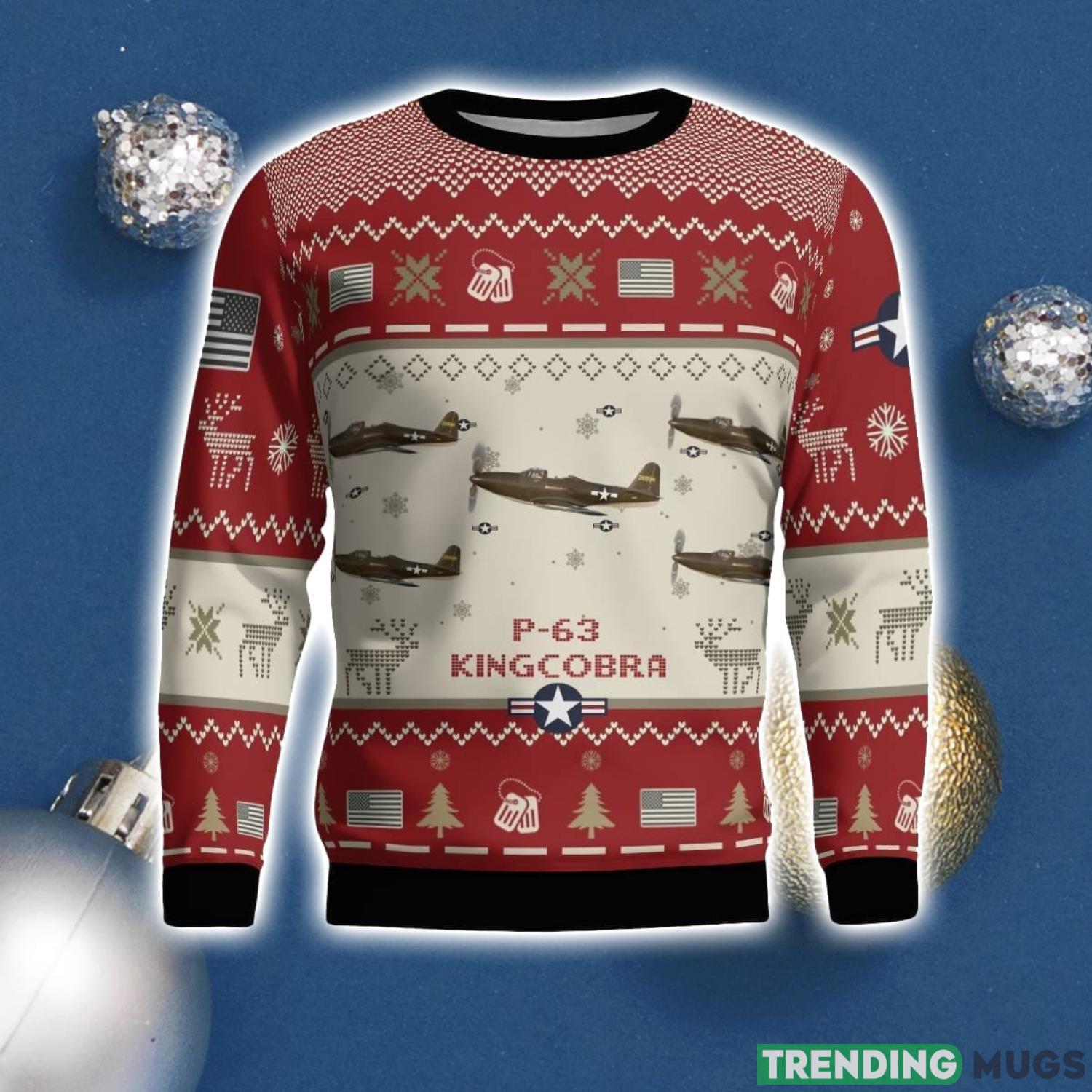 P 63 Kingcobra P63 Aircraft Ugly Christmas Sweater Christmas Gift Veteran Men And Women 3D Sweater Red Corlor 3D Sweater P 63 Kingcobra P63 Aircraft Ugly Christmas Sweater Christmas Gift Veteran Men And Women 3D Sweater Red Corlor 3D Sweater