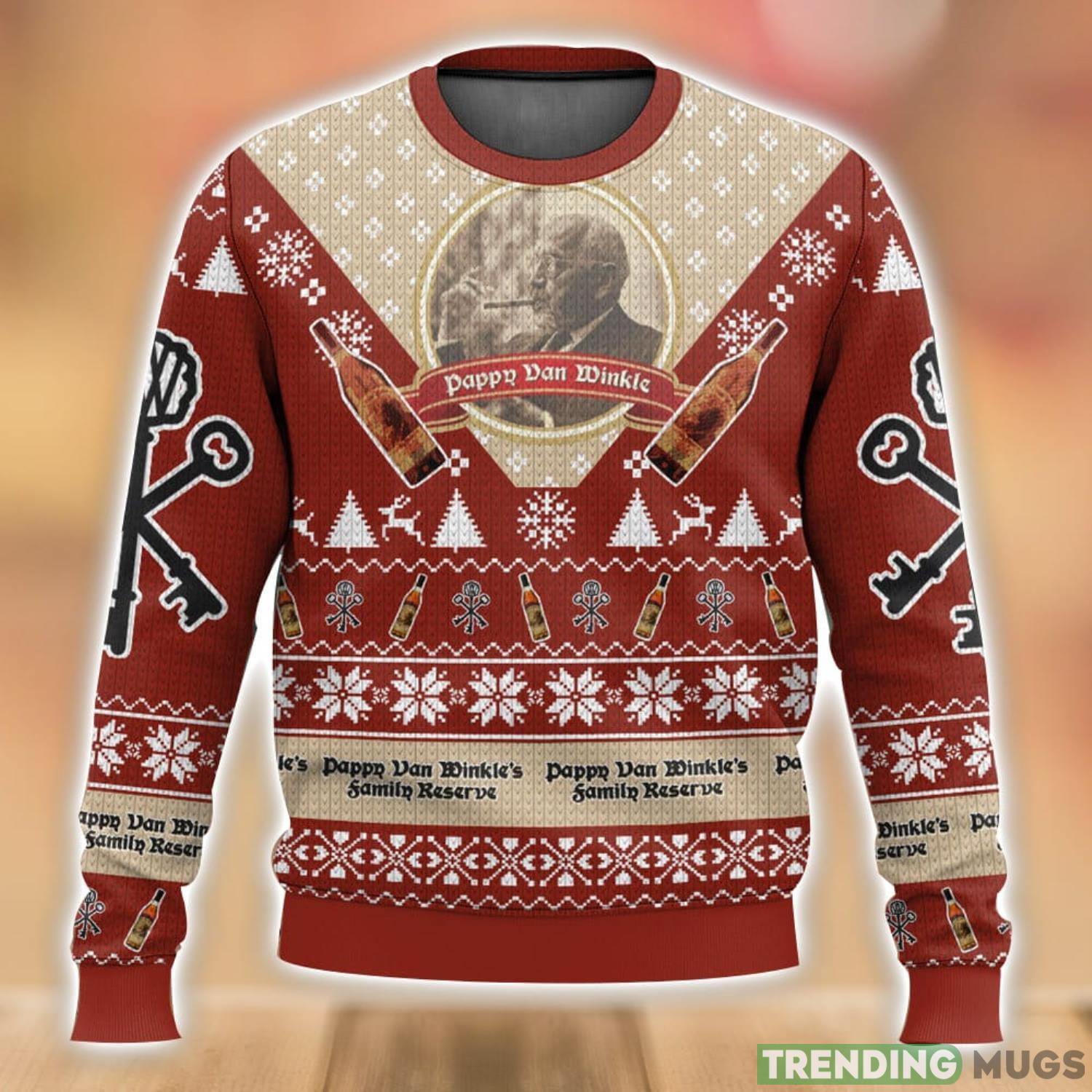 Pappy Van Winkle Ugly Sweater 3D Printed Men And Women Christmas Gift Product Photo 1 Pappy Van Winkle Ugly Sweater 3D Printed Men And Women Christmas Gift Product Photo 1