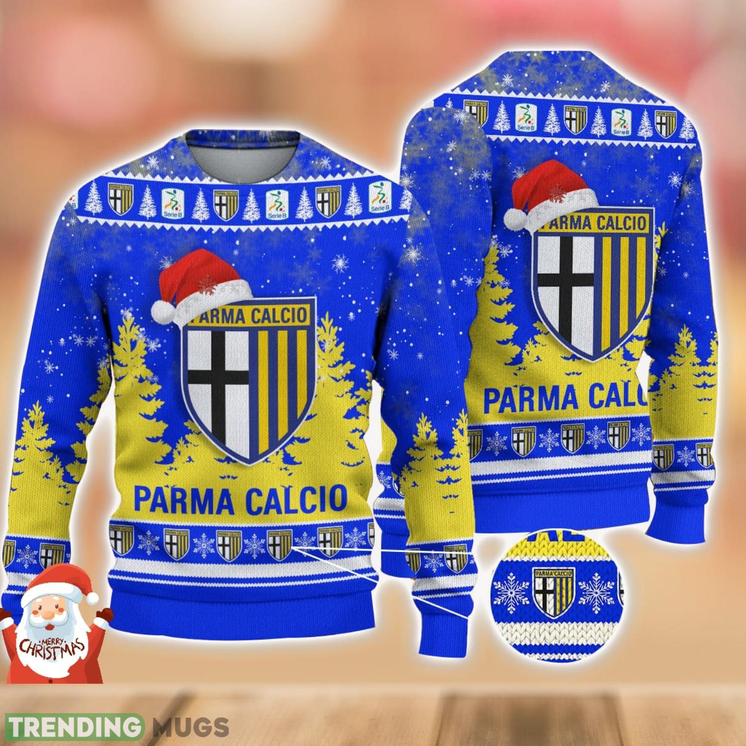 Parma Calcio 1913 Ugly Christmas Sweater Holiday Gift Ideas For Men And Women Product Photo 1 Parma Calcio 1913 Ugly Christmas Sweater Holiday Gift Ideas For Men And Women Product Photo 1