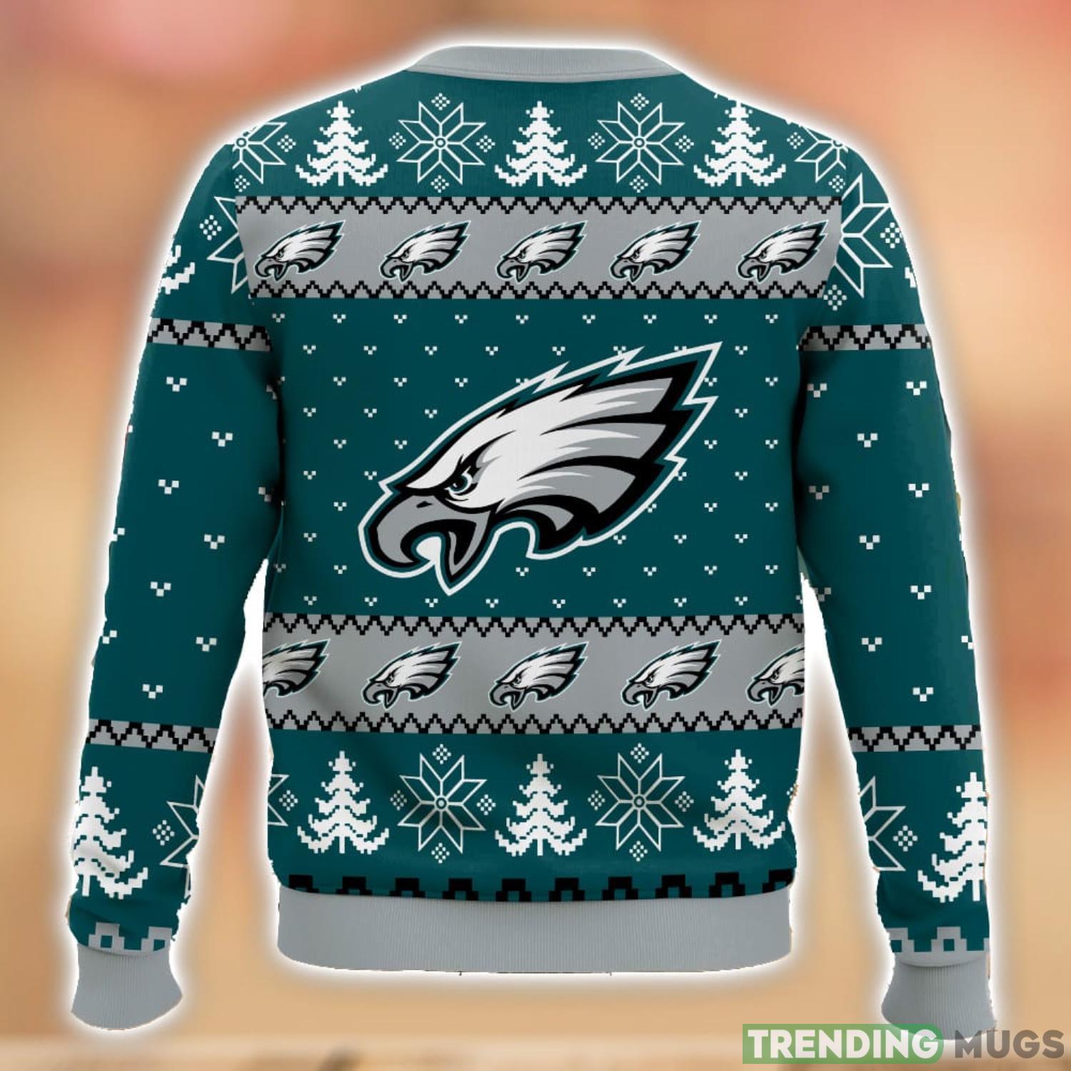 Philadelphia Eagles Ball Ugly Sweater 3D Printed Men And Women Christmas Gift 3D Sweater Philadelphia Eagles Ball Ugly Sweater 3D Printed Men And Women Christmas Gift 3D Sweater