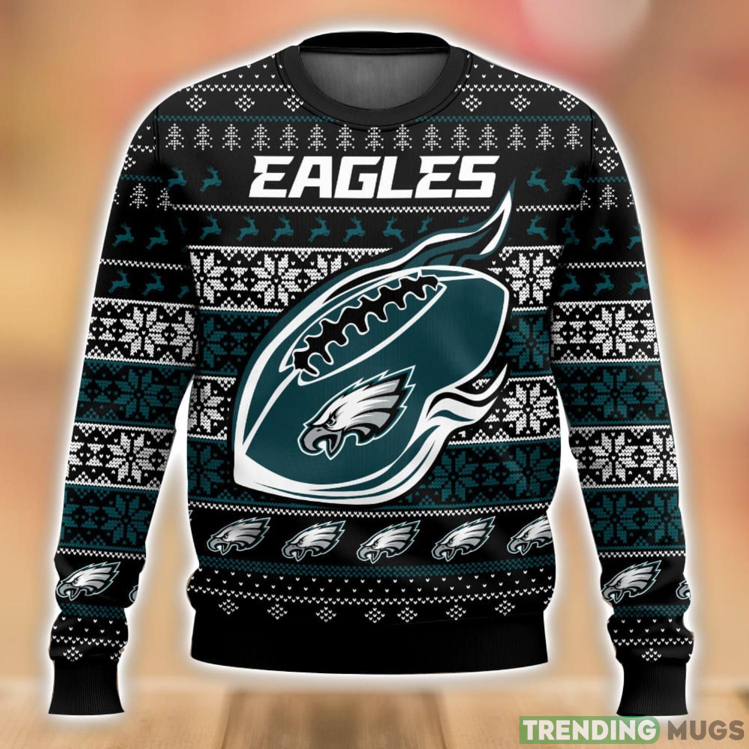 Philadelphia Eagles Fans Ugly Sweater 3D Printed Men And Women Christmas Gift Product Photo 1 Philadelphia Eagles Fans Ugly Sweater 3D Printed Men And Women Christmas Gift Product Photo 1