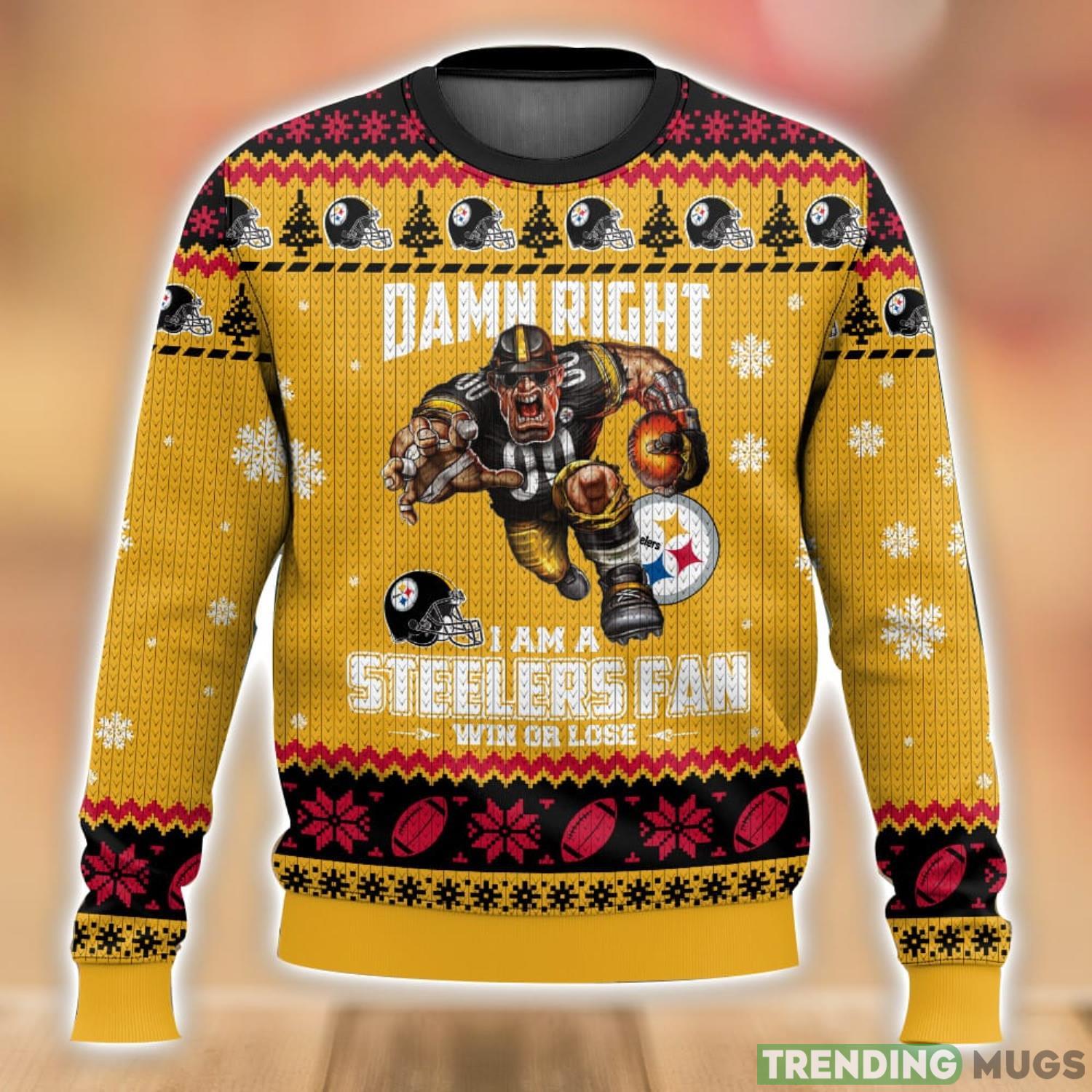 Pittsburgh Steelers Ugly Sweater 3D Printed Men And Women Christmas Gift Product Photo 1 Pittsburgh Steelers Ugly Sweater 3D Printed Men And Women Christmas Gift Product Photo 1