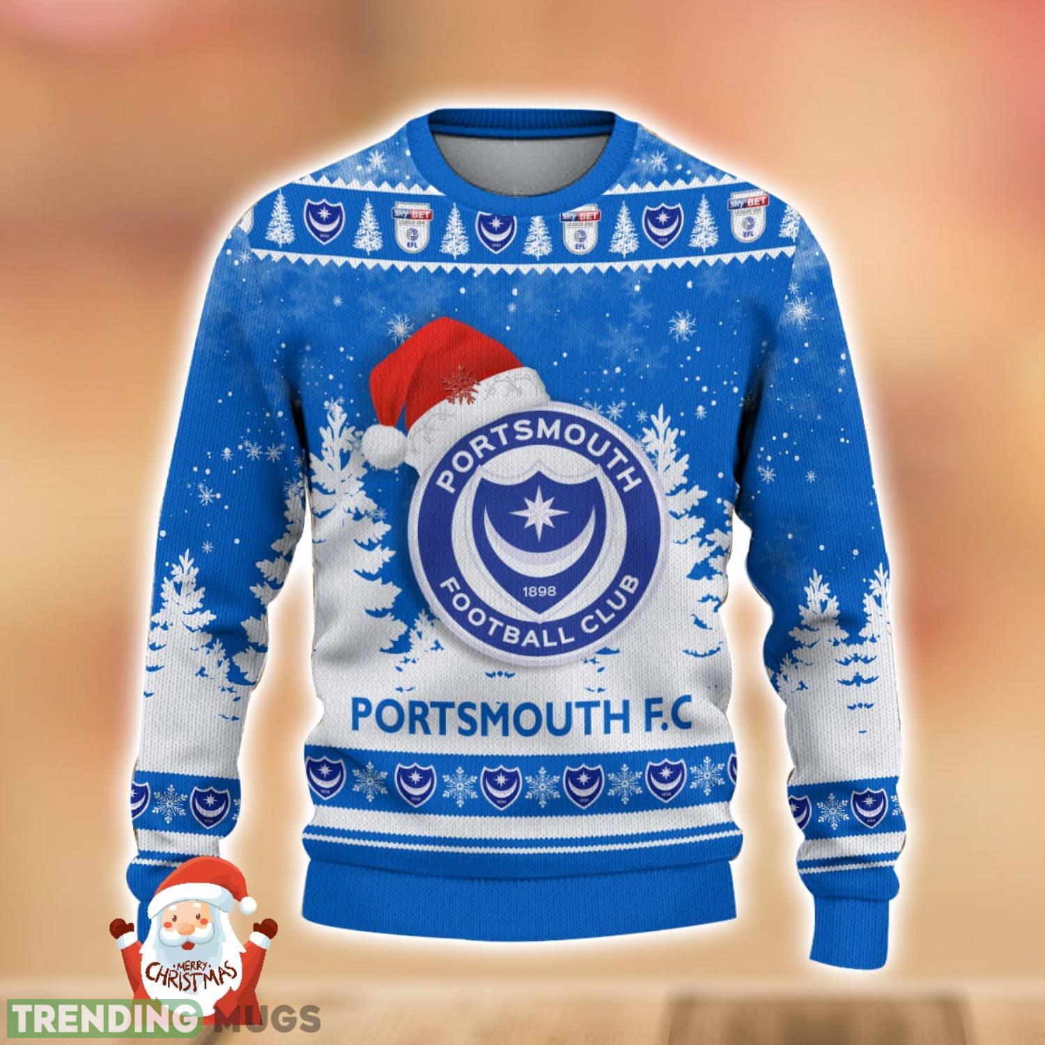 Portsmouth Ugly Christmas Sweater Holiday Gift Ideas For Men And Women 3D Sweater Portsmouth Ugly Christmas Sweater Holiday Gift Ideas For Men And Women 3D Sweater