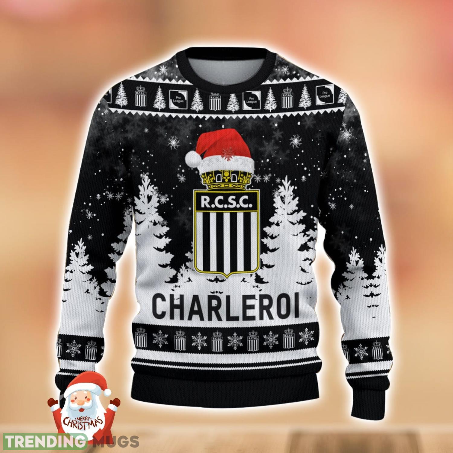 R. Charleroi S.C Ugly Christmas Sweater Holiday Gift Ideas For Men And Women 3D Sweater R. Charleroi S.C Ugly Christmas Sweater Holiday Gift Ideas For Men And Women 3D Sweater