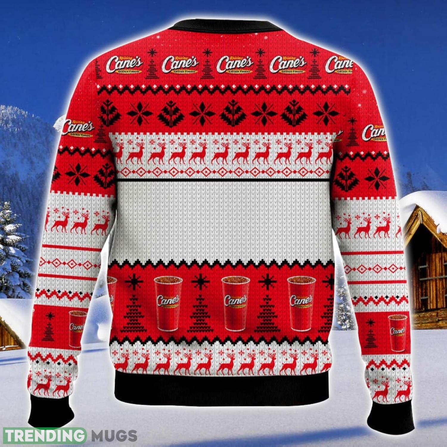 Raising Cane’s All Over Printed Ugly Christmas Sweater Trending Christmas Gift Ideas 3D Sweater Raising Cane’s All Over Printed Ugly Christmas Sweater Trending Christmas Gift Ideas 3D Sweater